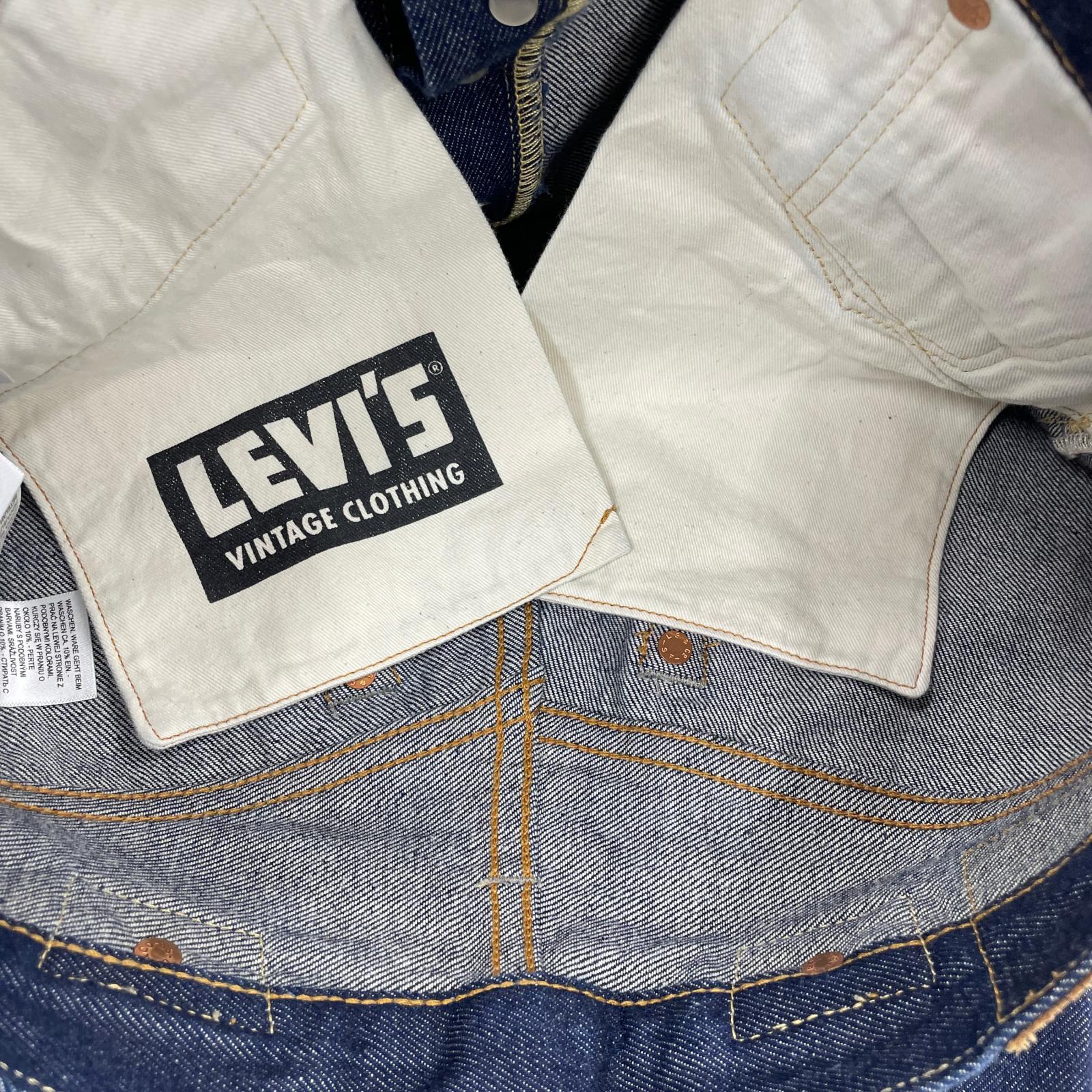 デニムパンツ Levi's LVC 1937モデル 501XX デニムパンツ W32L34 インディゴ 32
