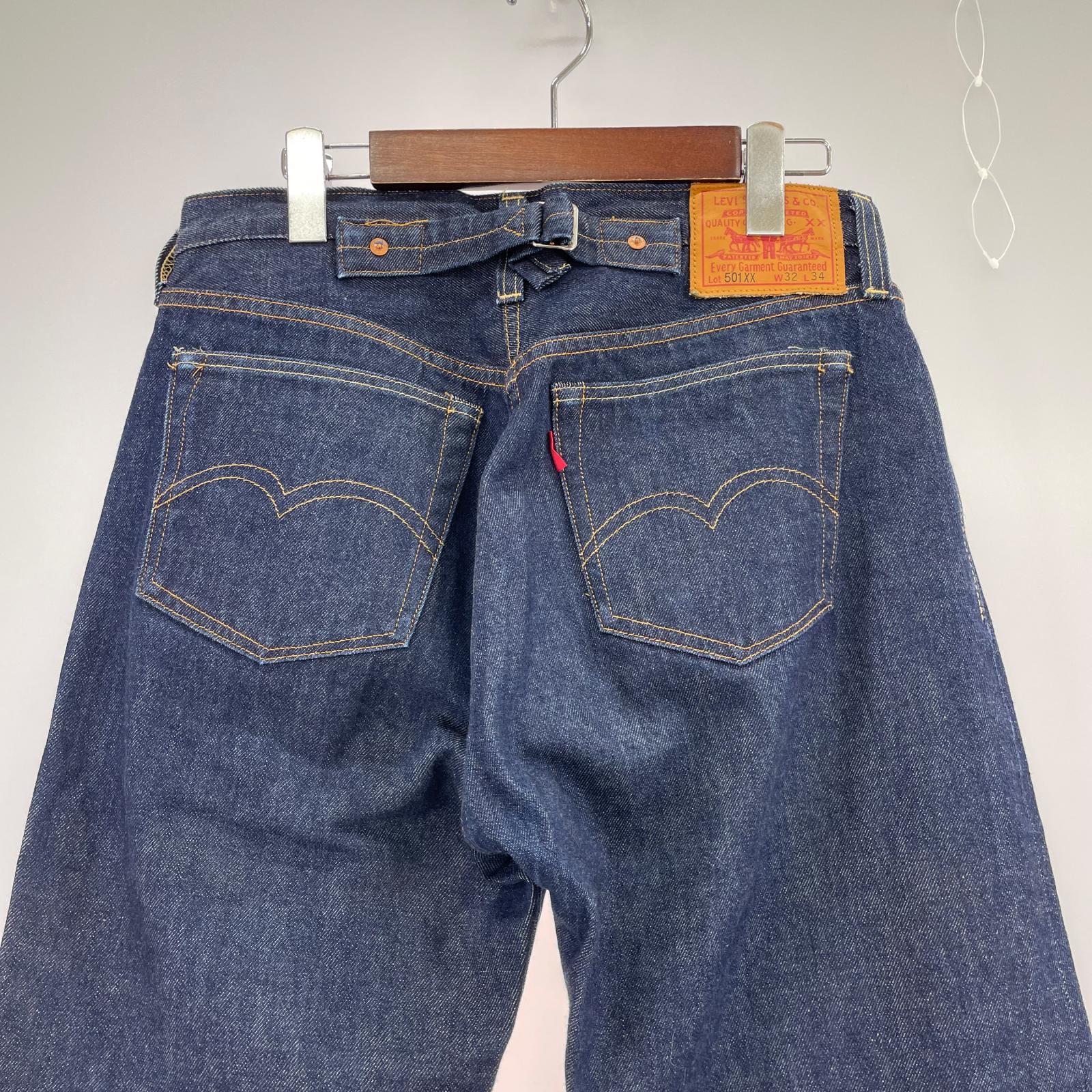 デニムパンツ Levi's LVC 1937モデル 501XX デニムパンツ W32L34 インディゴ 32