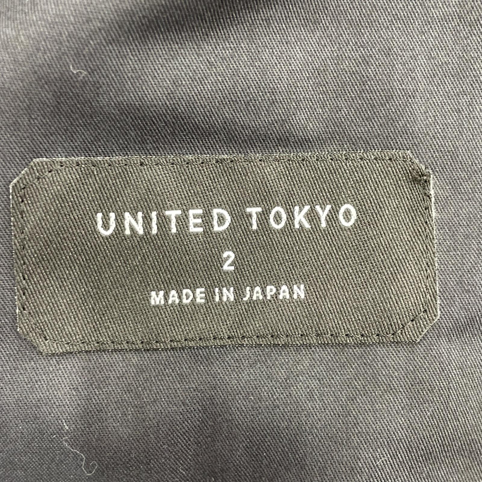 パンツ UNITED TOKYO モヘヤポプリンイージーストレートパンツ 2 ブラック 2 ブラック