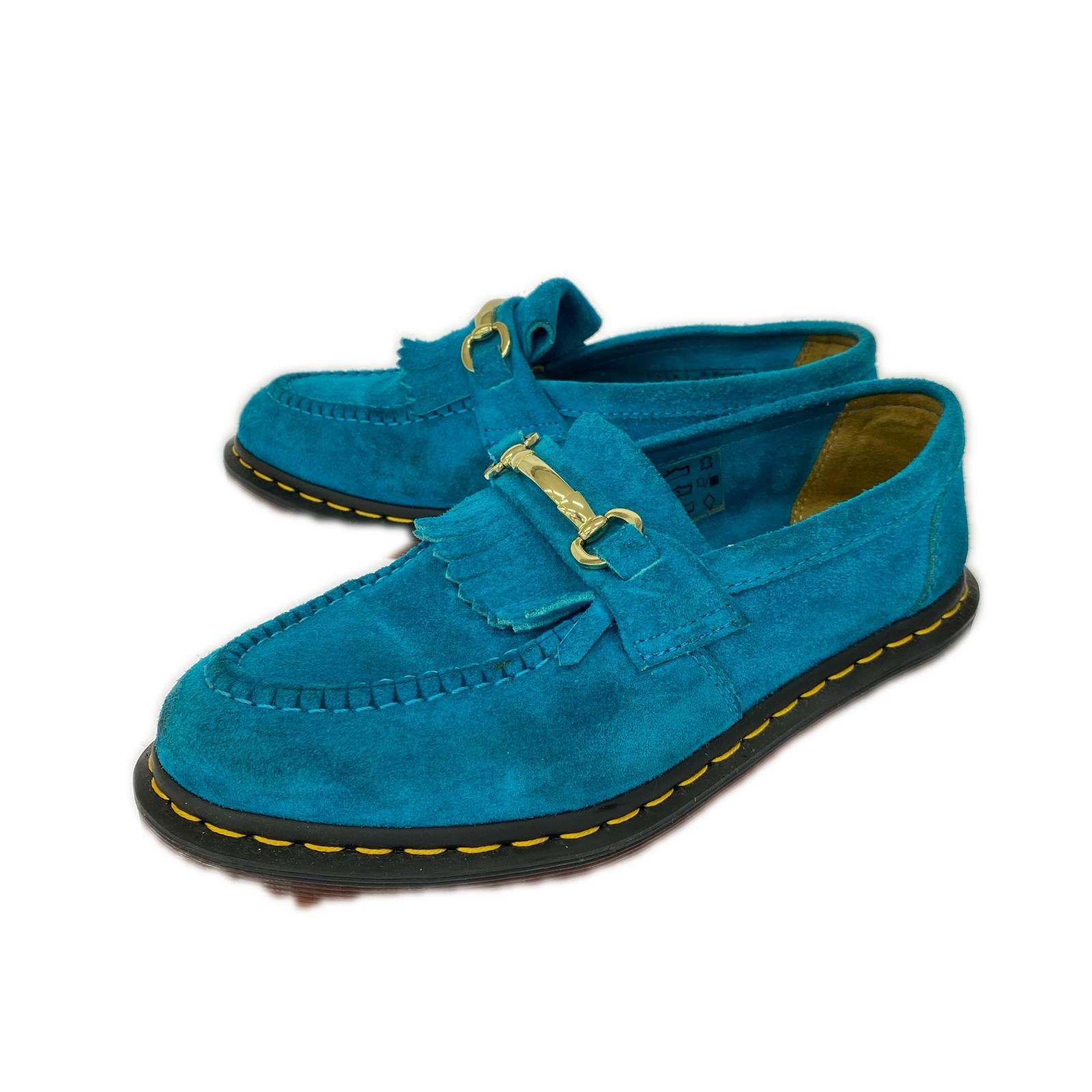 シューズ Dr.Martens SNAFFLE LOAFER ビット タッセルローファー US8 ブルー ブルー