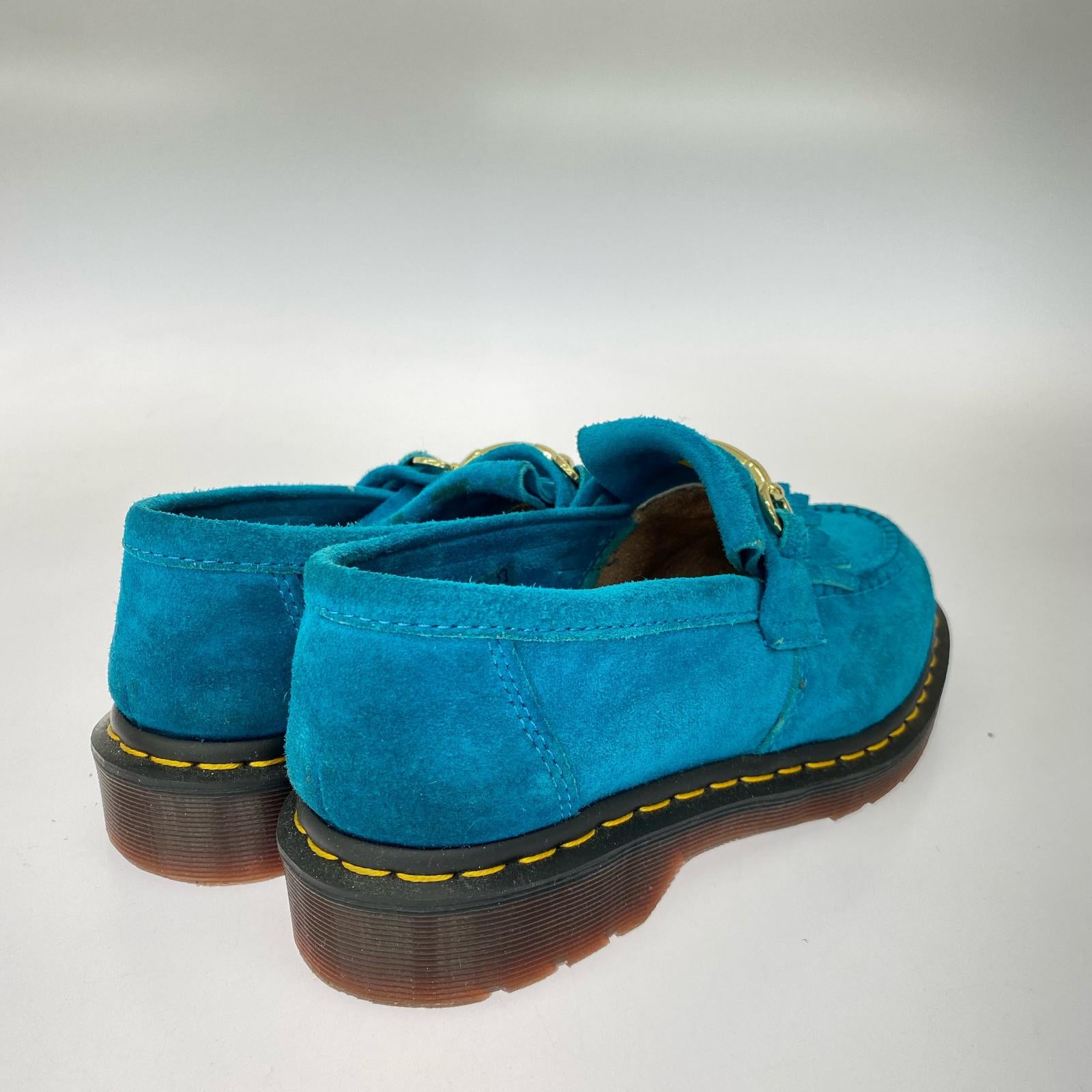 シューズ Dr.Martens SNAFFLE LOAFER ビット タッセルローファー US8 ブルー ブルー
