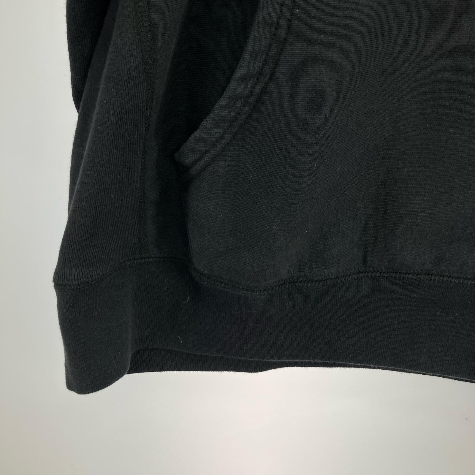 パーカー 20FW S LOGO HOODED SWEATSHIRT 黒 (M) M ブラック