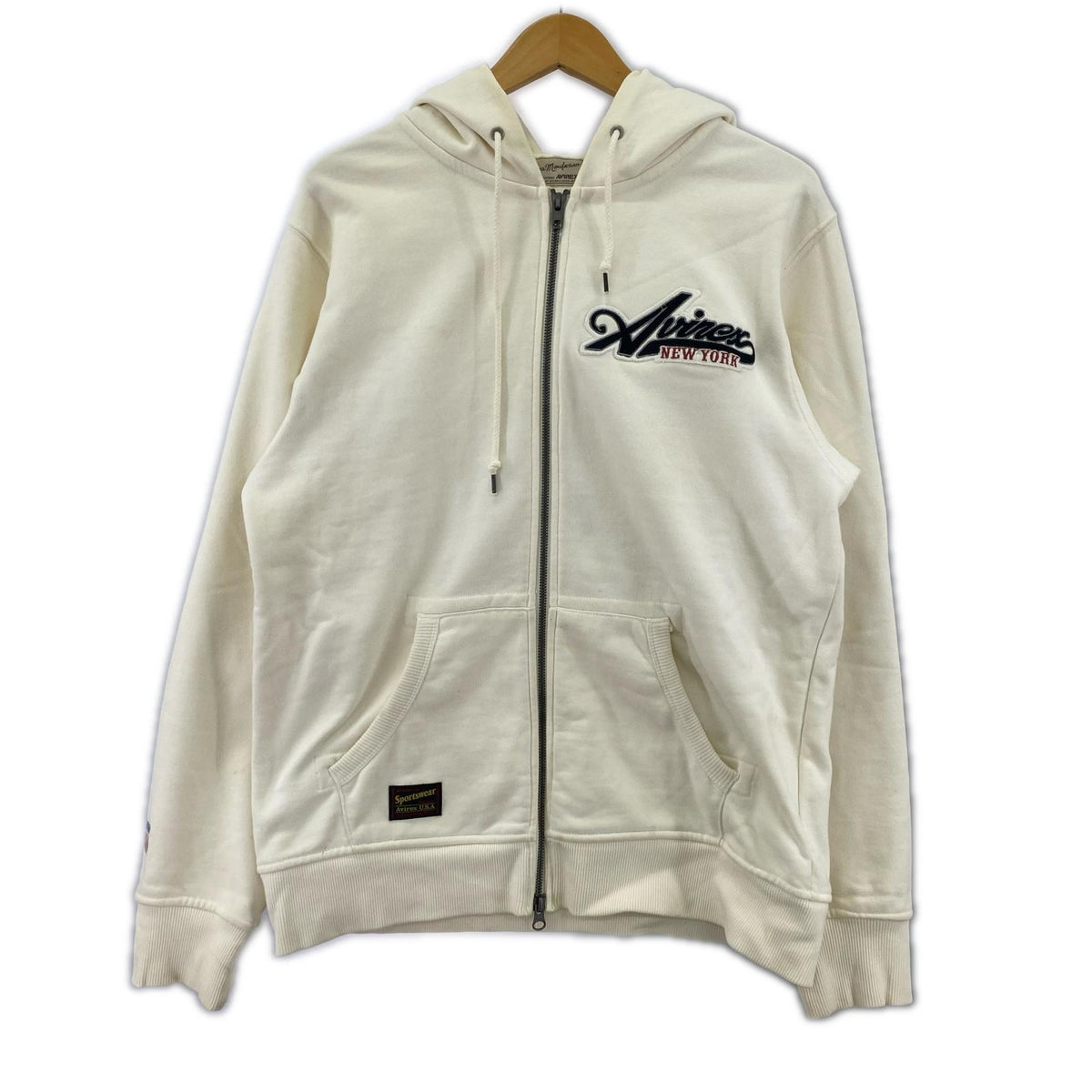 パーカー FLAG SWEAT PARKA 白系 L L ホワイト