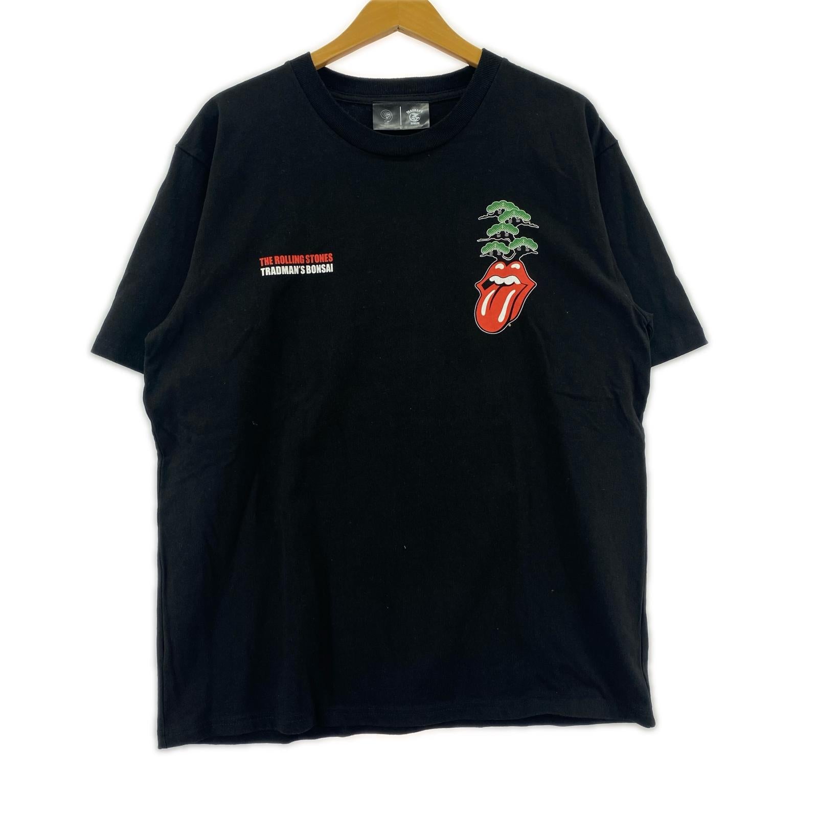 半袖Ｔシャツ the rolling stones×TRDMAN`SBONSAI ブラック L ブラック