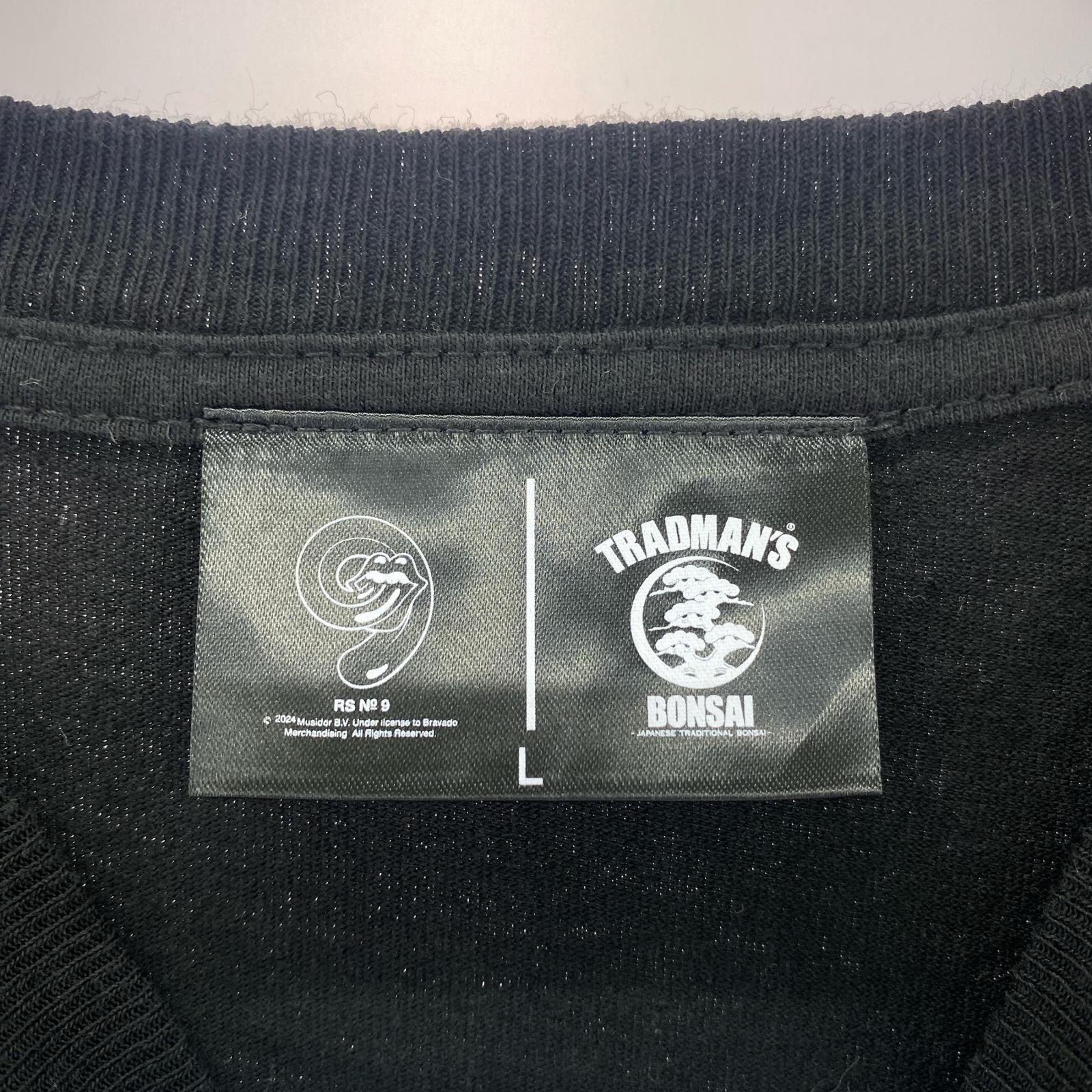 半袖Ｔシャツ the rolling stones×TRDMAN`SBONSAI ブラック L ブラック