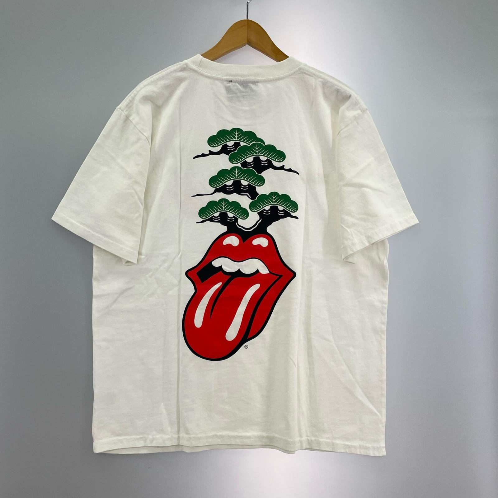 半袖Ｔシャツ the rolling stoens×TRADMAN`S BONSAI ホワイト L ホワイト