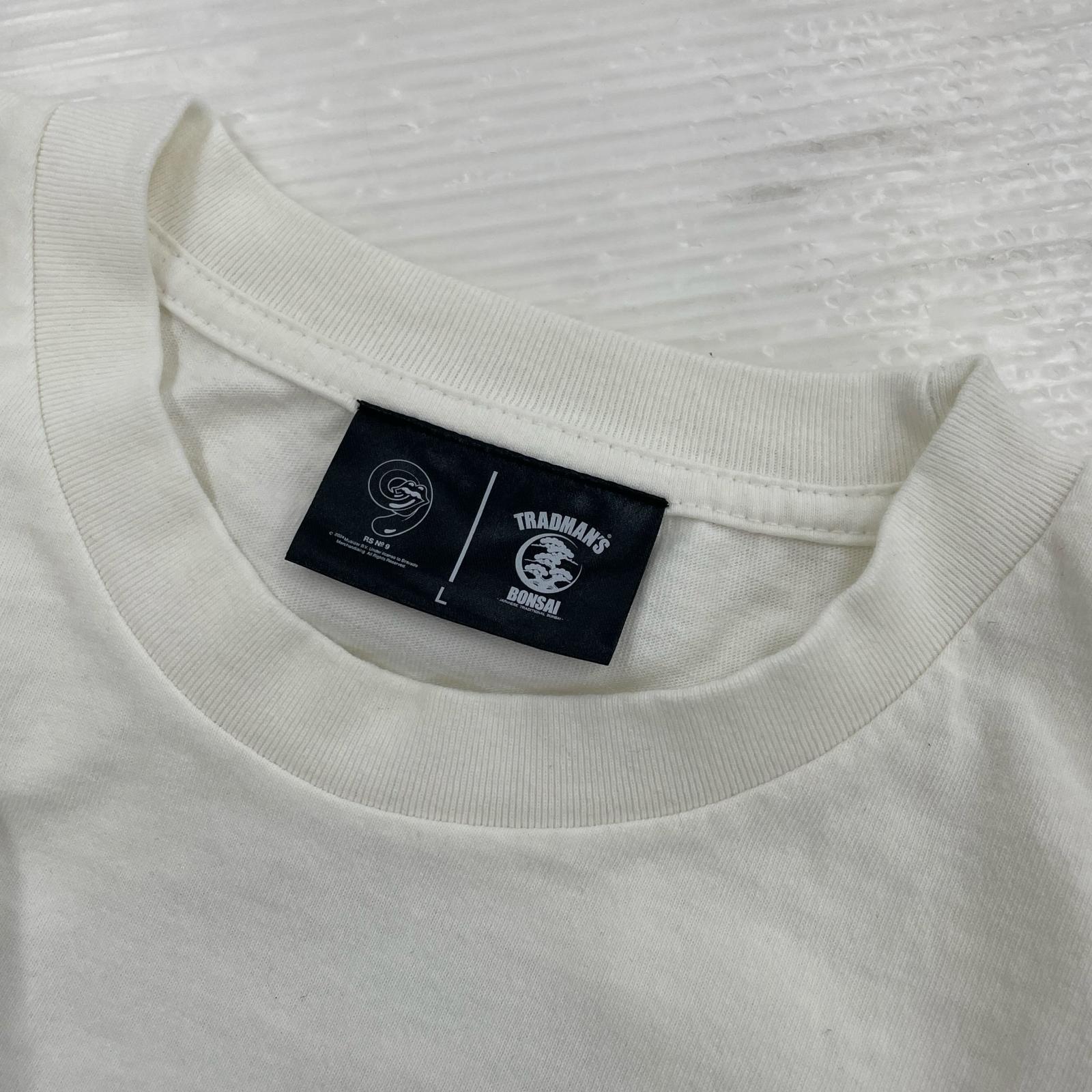 半袖Ｔシャツ the rolling stoens×TRADMAN`S BONSAI ホワイト L ホワイト