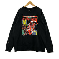 スウェット the rolling stones スパイクタン 黒 ブラック