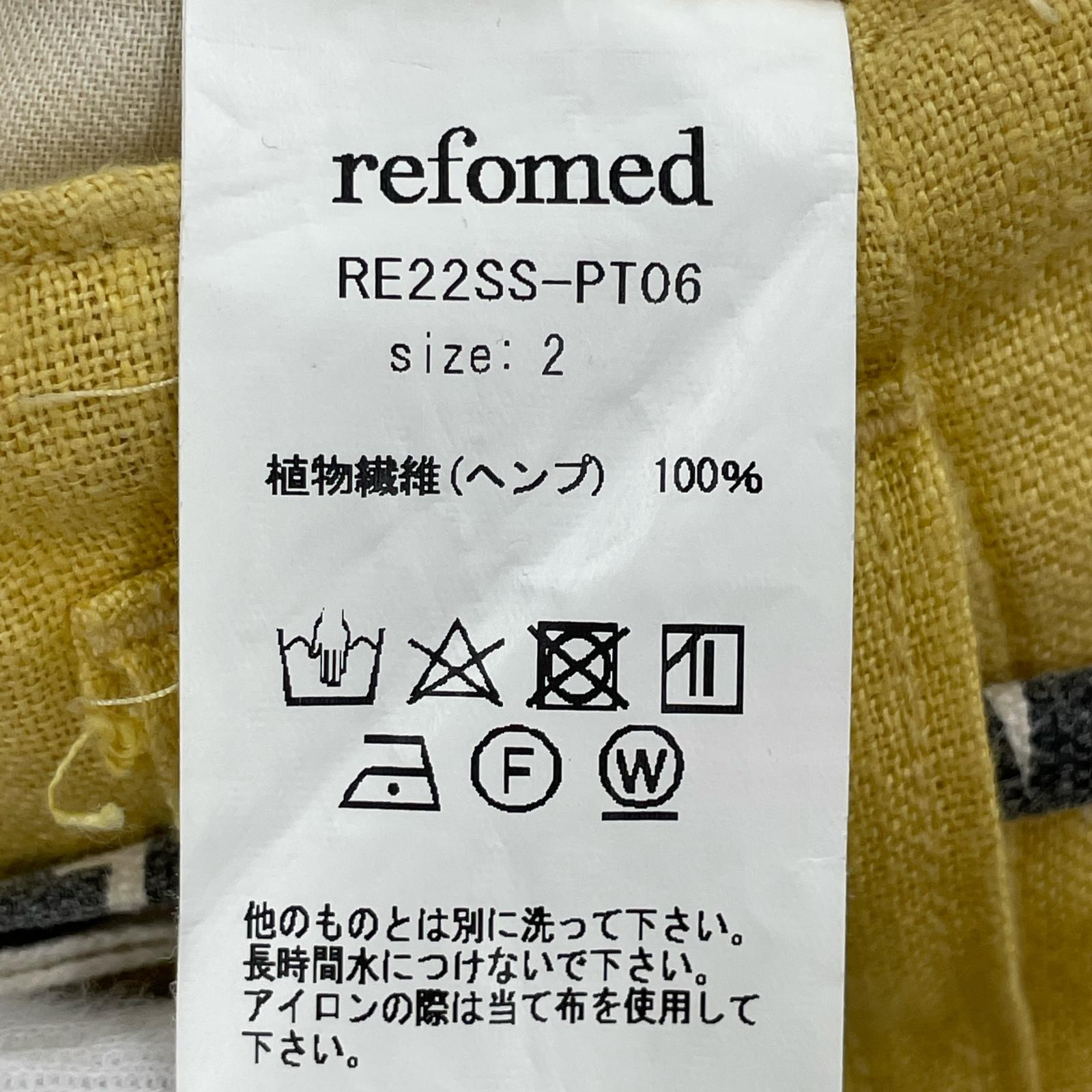パンツ RE22SS-PT06 2 イエロー