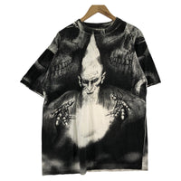 半袖Ｔシャツ 90s SJMボディ イェン・シッド 全面プリント (XL) ブラック