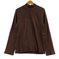 ニット 90s High Neck Cotton Knit ブラウン