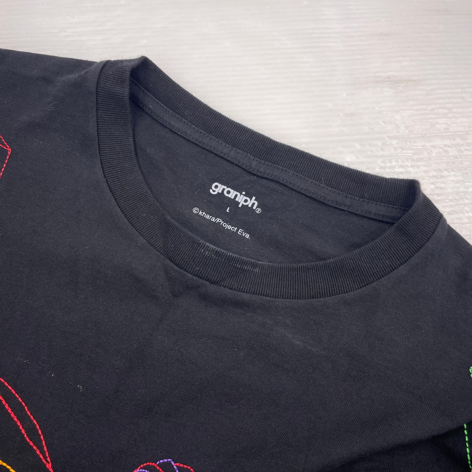 半袖Ｔシャツ ×EVA L ブラック
