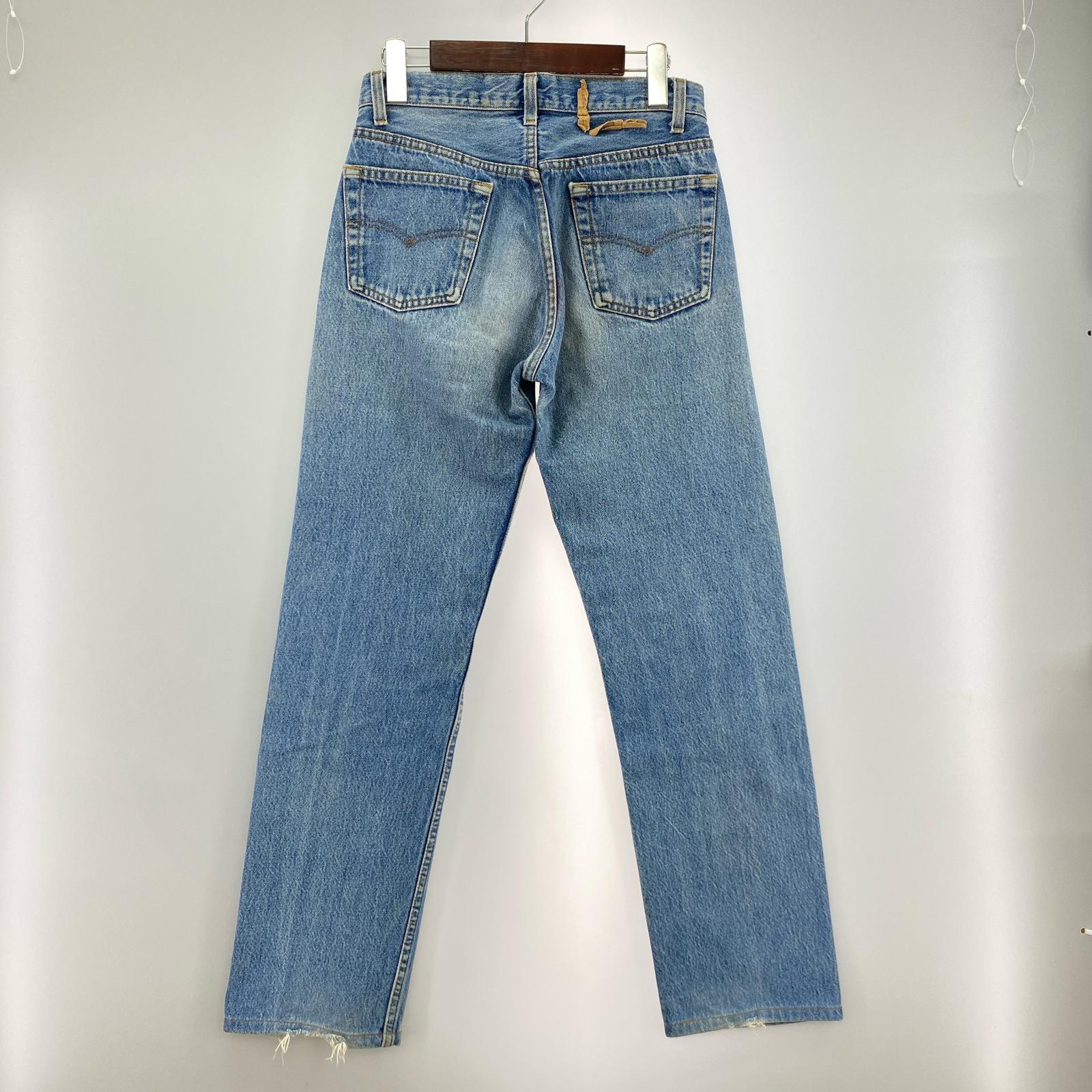 デニムパンツ 80s 501 USA製 ボタン裏 524 30 ブルー