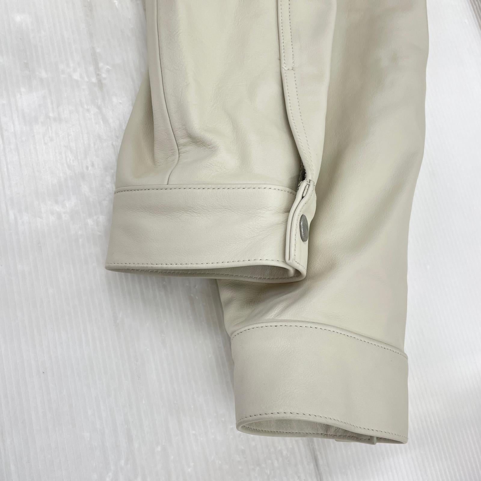 レザージャケット LEATHER TYPE-2 JACKET XL 白 ホワイト