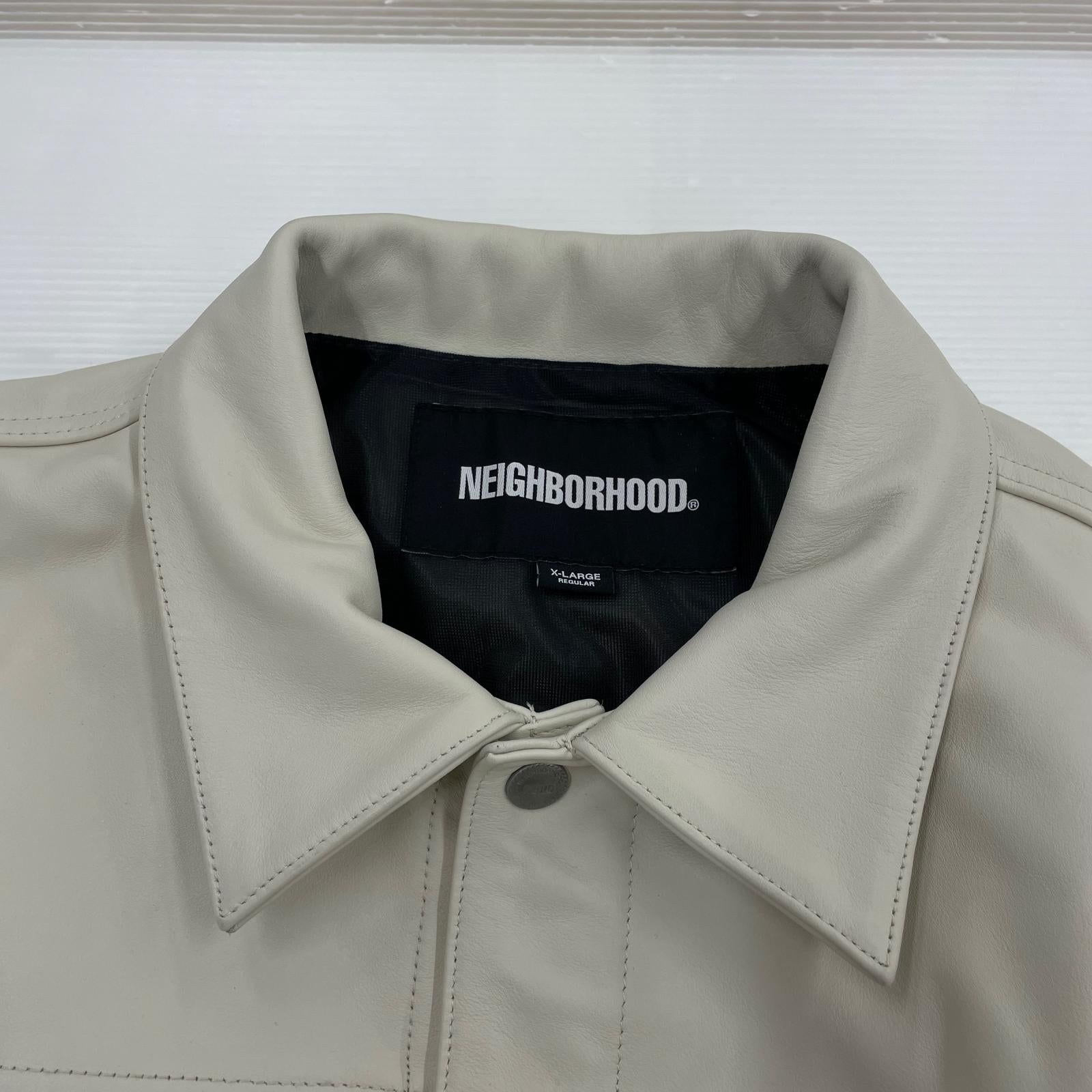 レザージャケット LEATHER TYPE-2 JACKET XL 白 ホワイト