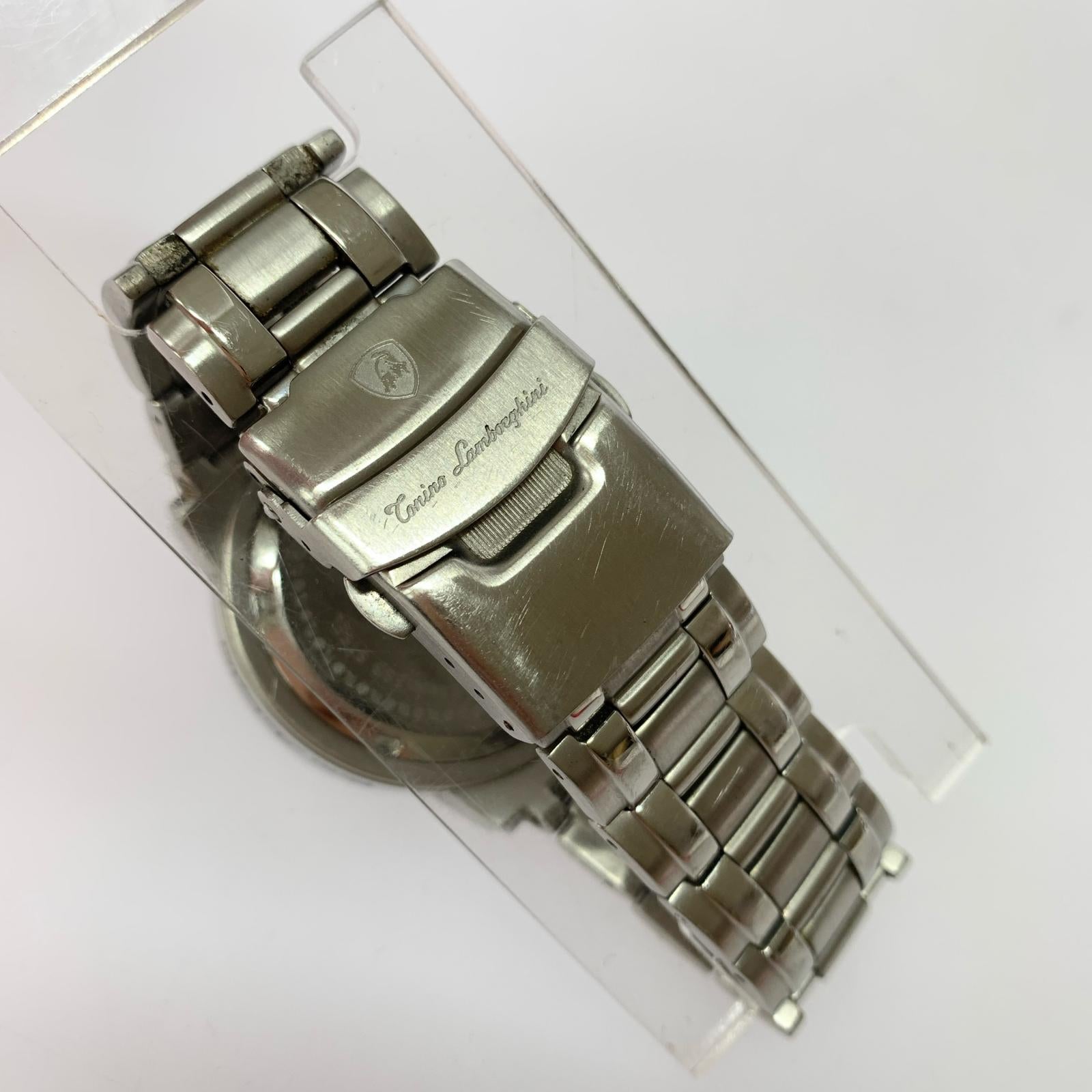 腕時計 tonino lamborghini swiss quarts クロノグラフ ブラック