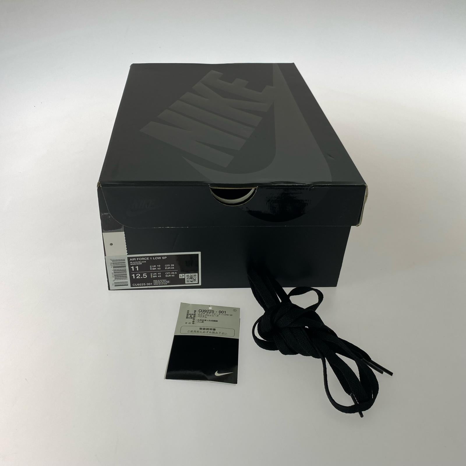 スニーカー ×Supreme Air Force 1 Low Black 29cm (US11 UK10 1/2 EU48) ブラック