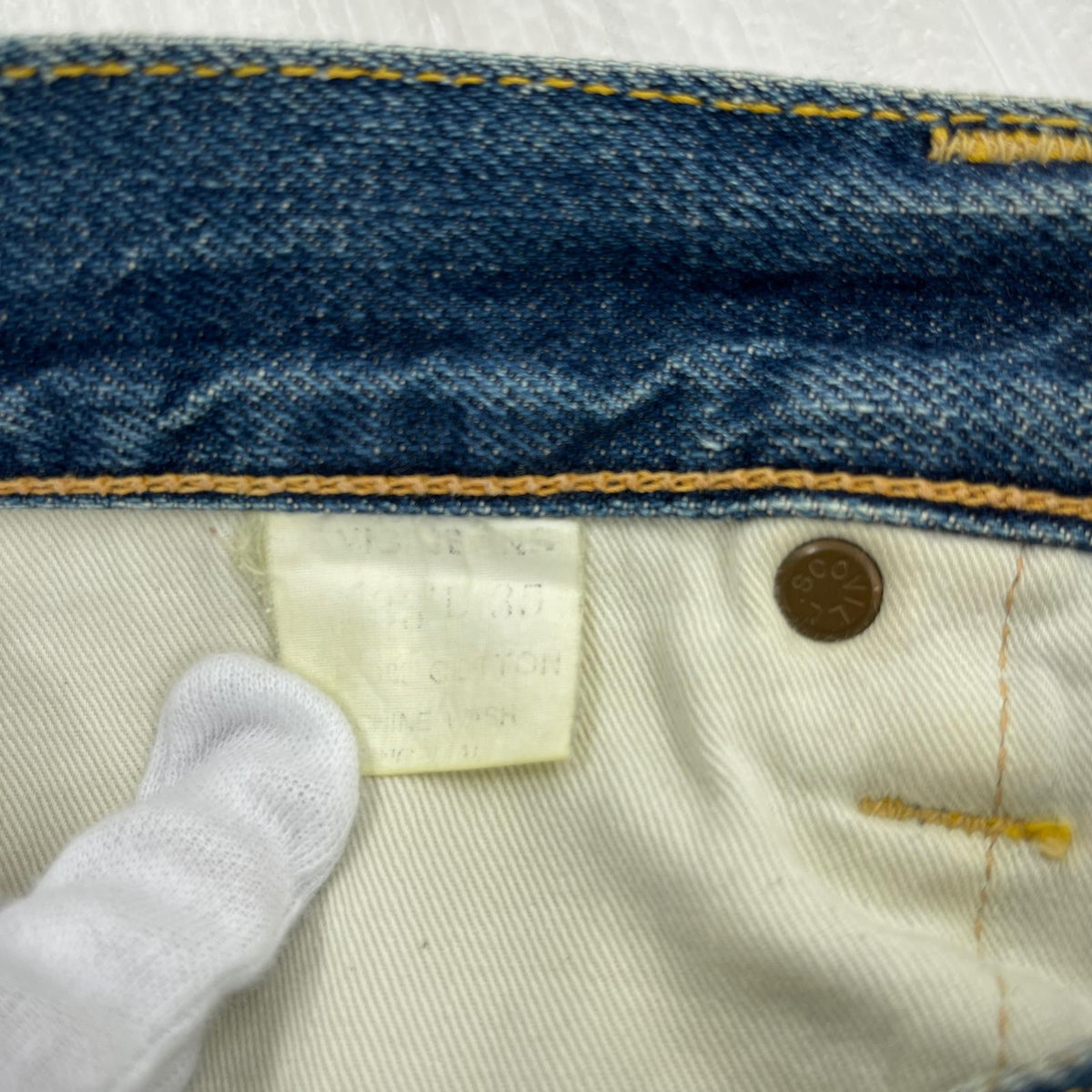 ショートパンツ evisﾀｸﾞｶｯﾄｵﾌ W31 33 ブルー