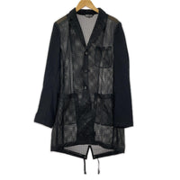 ジャケット HOMME DEUX メッシュジャケット 黒 L AD2024 L ブラック