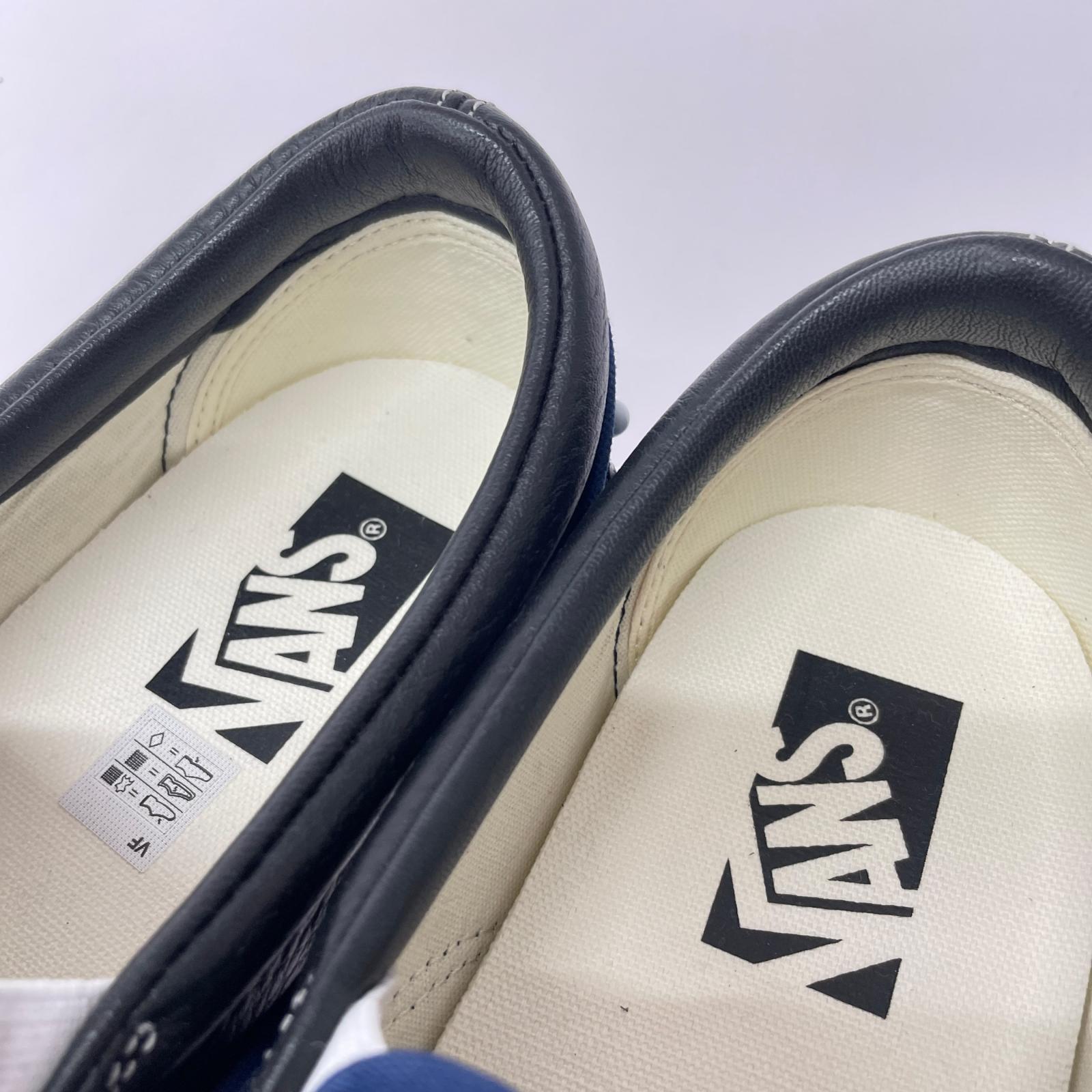 スニーカー VANS LX Classic Slip-on 98 紺 (26) 26cm (US8 UK7 1/2 EU42) ネイビー