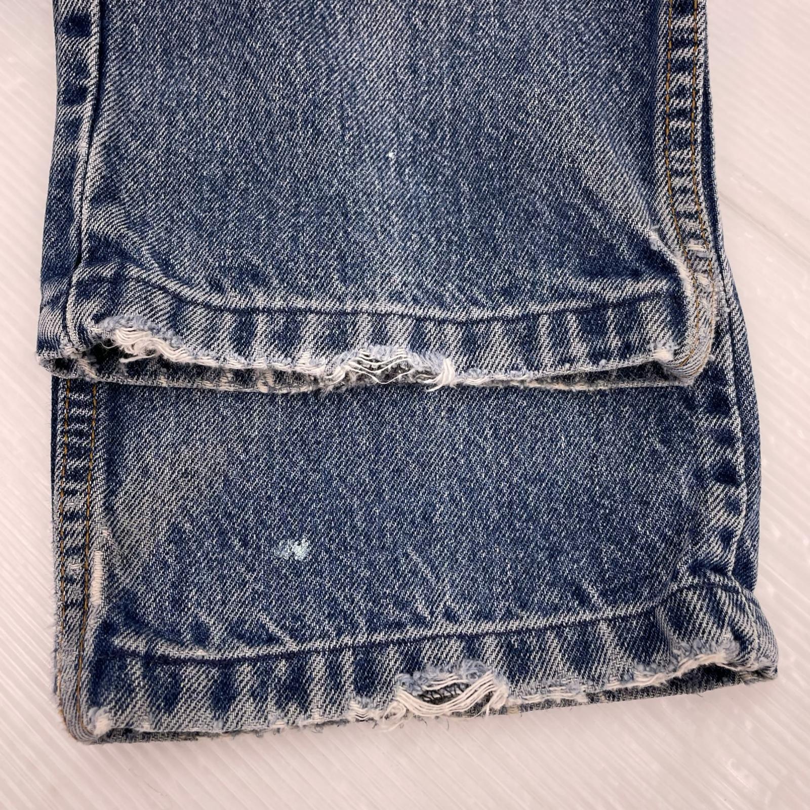 デニムパンツ silverTab リメイク (実寸W31) L ブルー