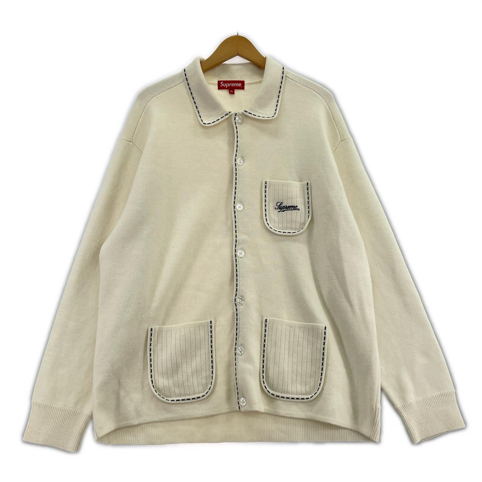 カーディガン ホワイト カーディガン (XL) ホワイト