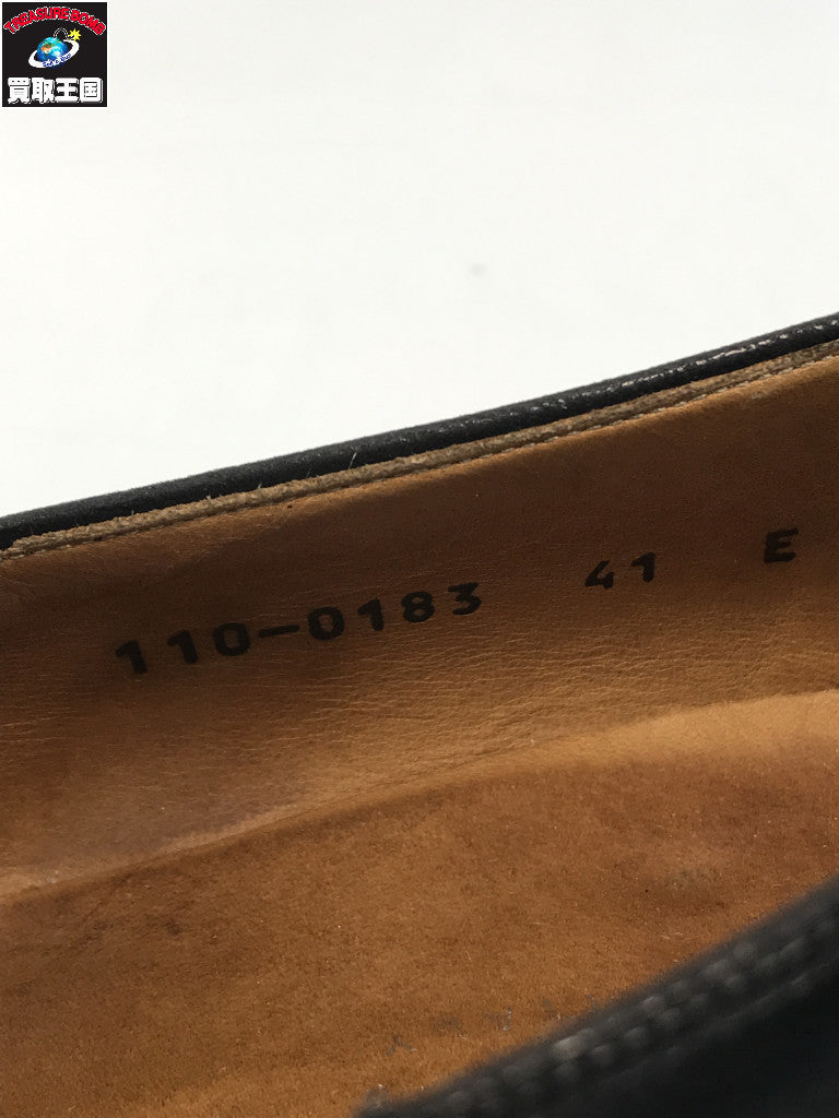 GUCCI レザー ホースビット ローファー 黒 41 110-0183
