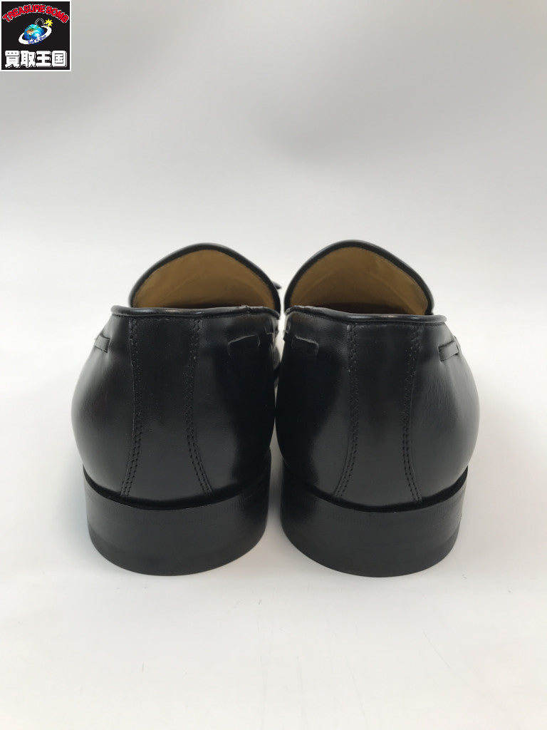 GUCCI レザー タッセル ローファー 黒 41 110-1340