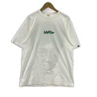 半袖Ｔシャツ ×浜田雅功 S/Sカットソー ホワイト/グリーン L ホワイト