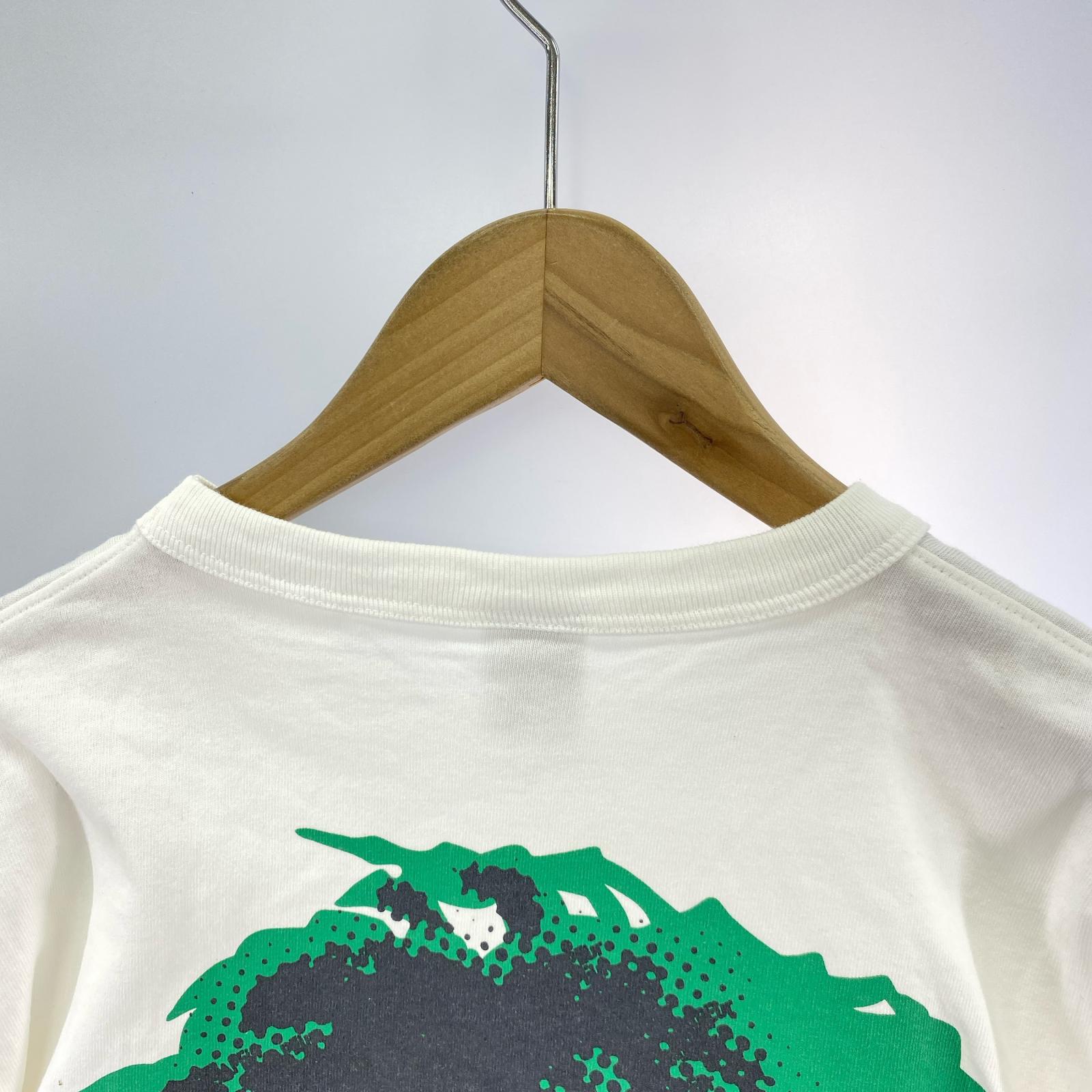 半袖Ｔシャツ ×浜田雅功 S/Sカットソー ホワイト/グリーン L ホワイト