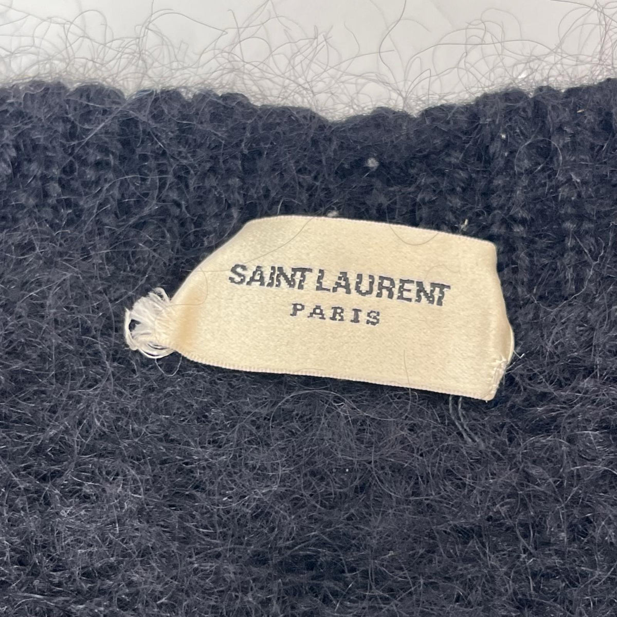 SAINT LAURENT/22AW/ﾓﾍｱﾆｯﾄ/ﾌﾞﾗｯｸ LL