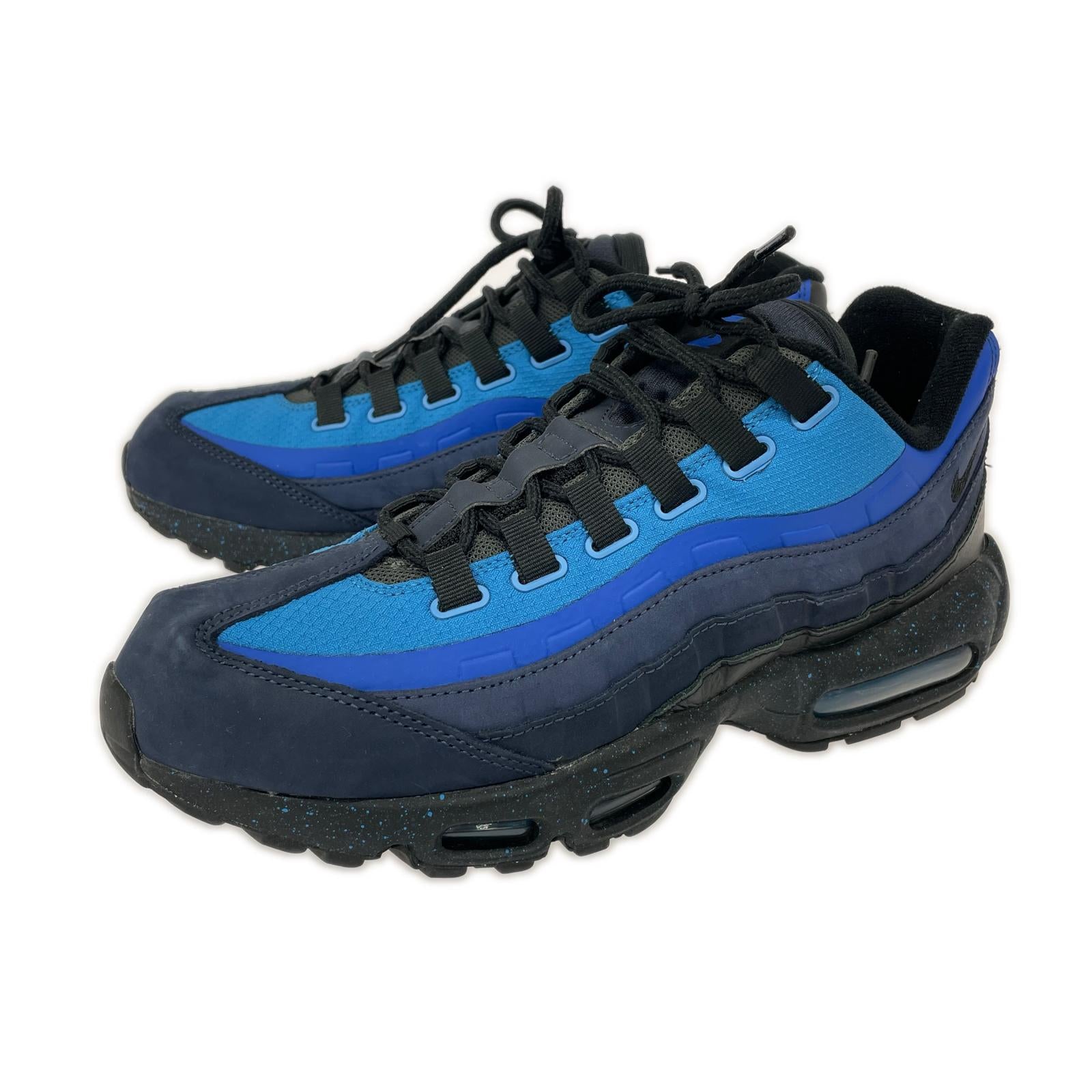 スニーカー ×Stash AIR MAX 95 Black and Harbor Blue 28.5cm (US10 1/2 UK10 EU47)
