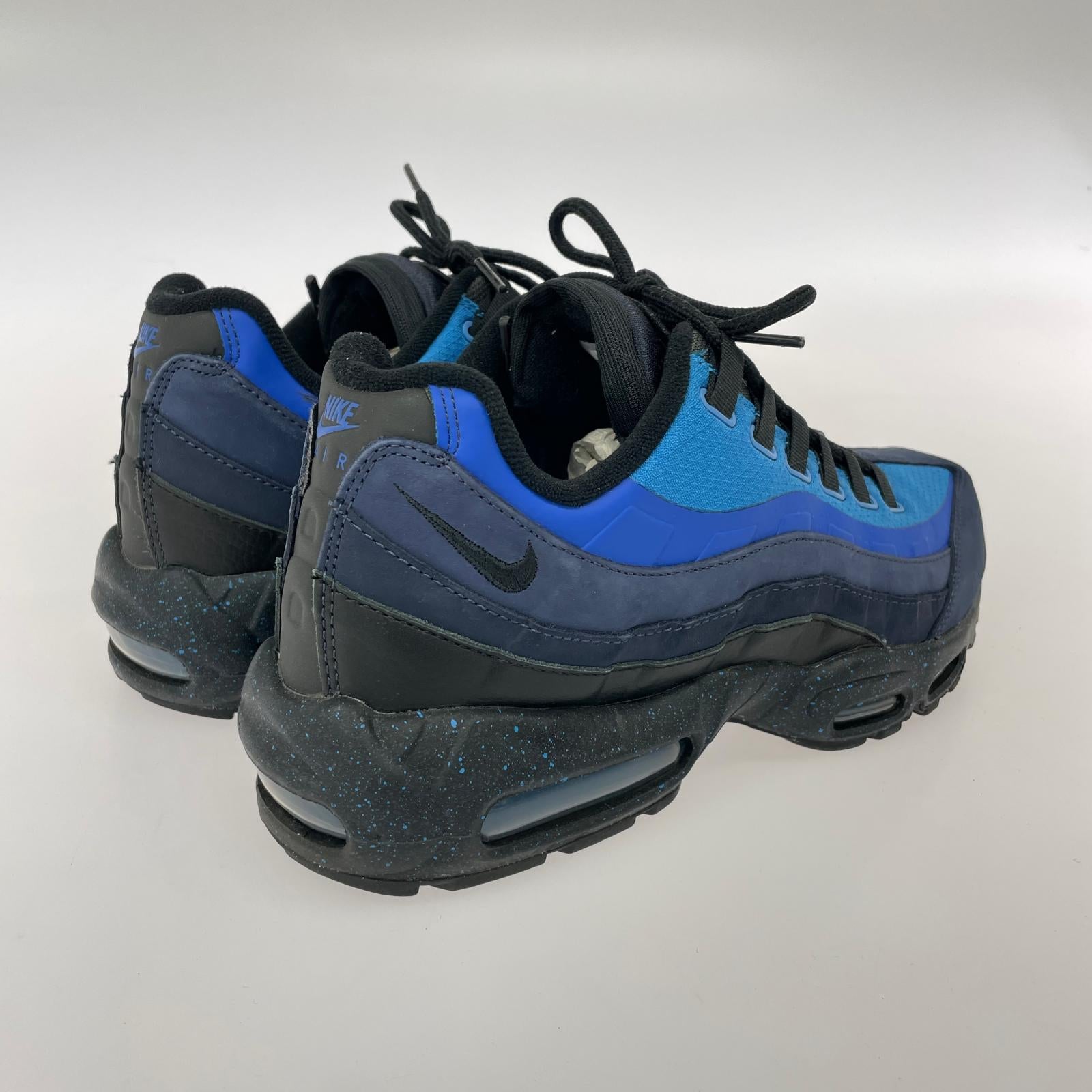 スニーカー ×Stash AIR MAX 95 Black and Harbor Blue 28.5cm (US10 1/2 UK10 EU47)