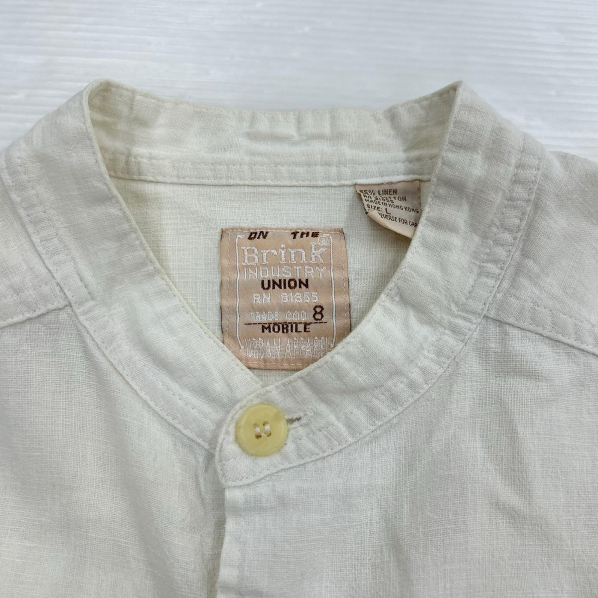 半袖シャツ BRINK INDUSTRY 白 (L) L ホワイト