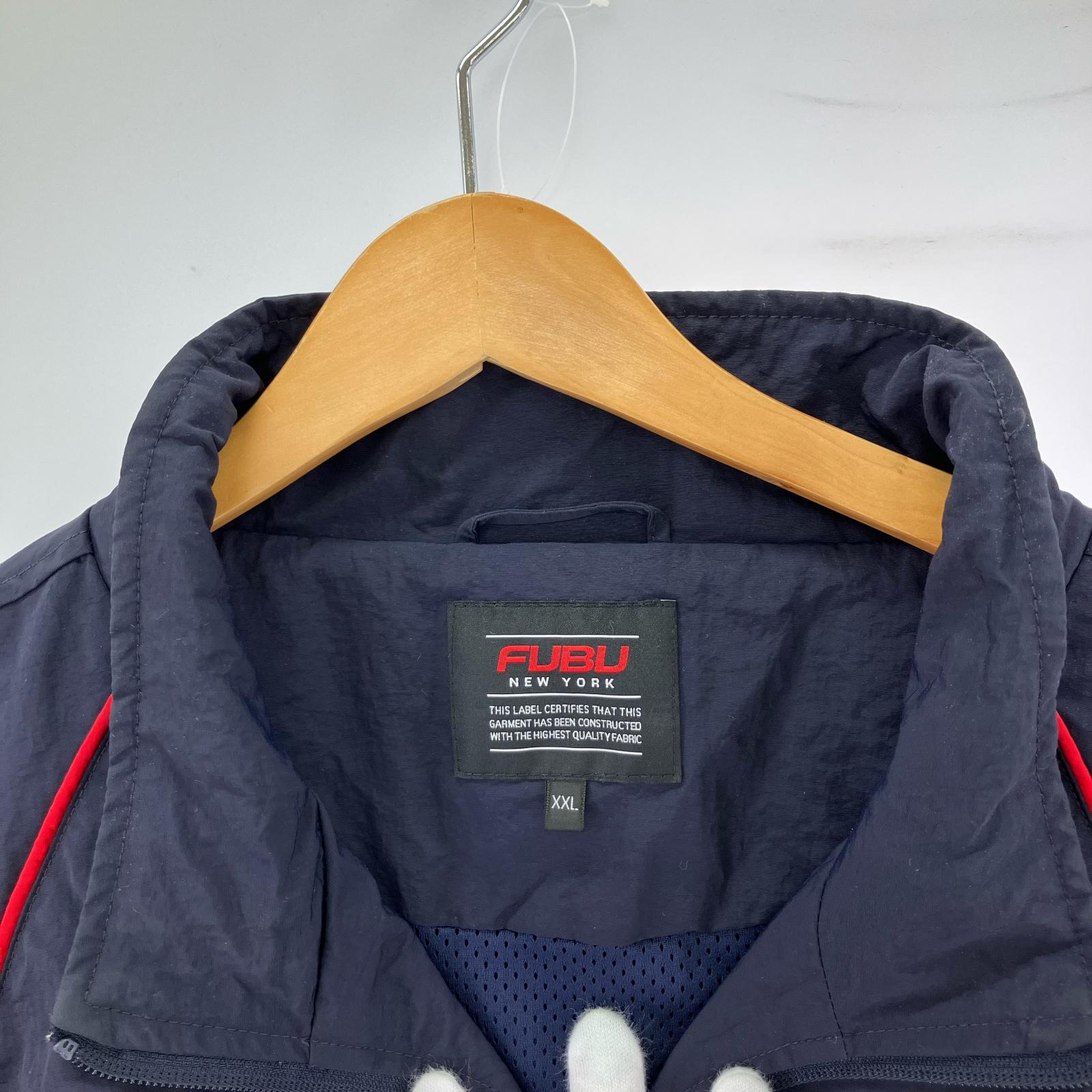 セットアップ FUBU ナイロン セットアップ 紺