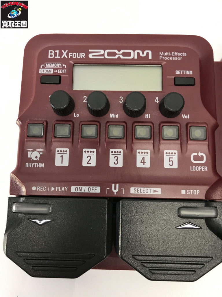 ZOOM B1X FOUR ベース用マルチエフェクター エフェクター