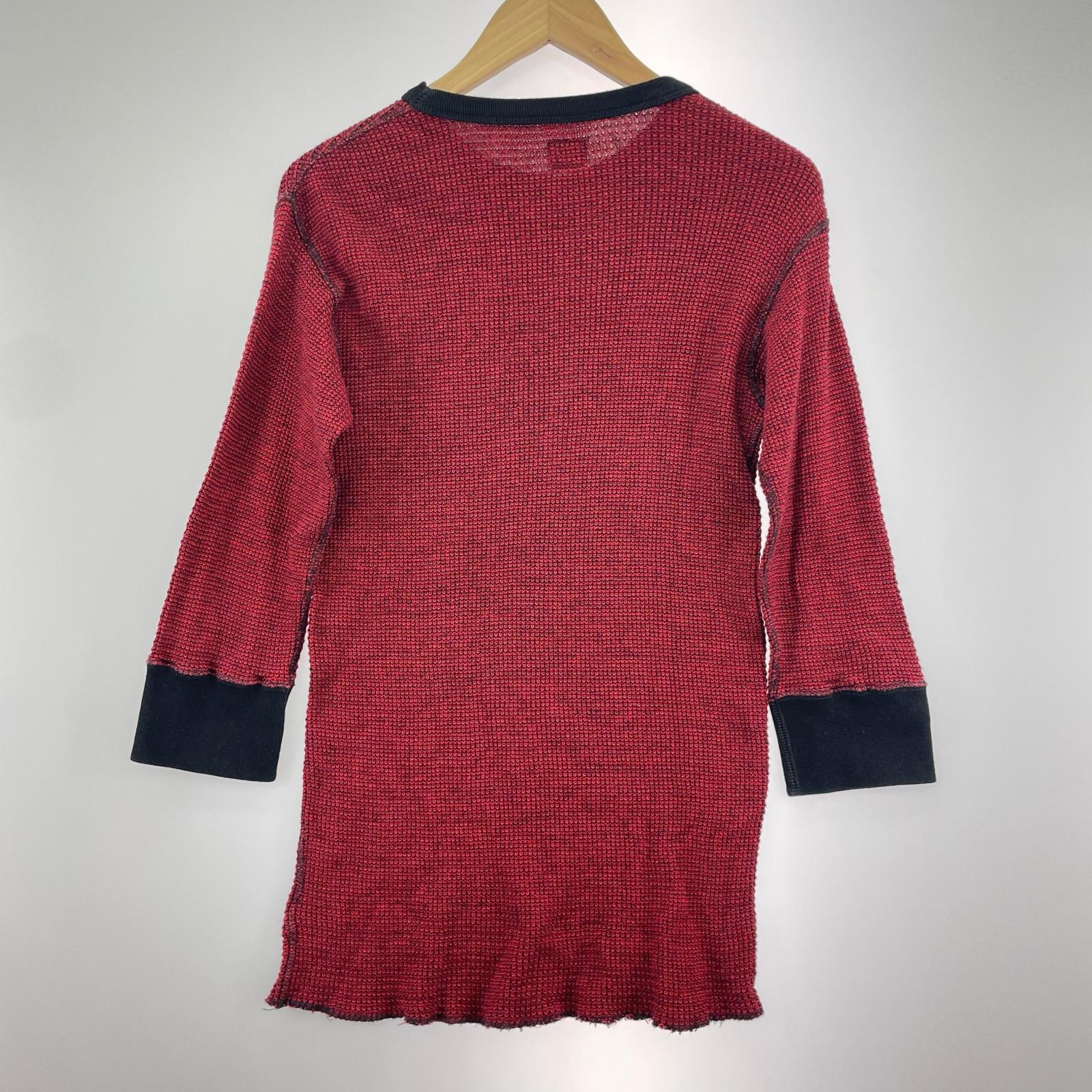 長袖Ｔシャツ L/Sカットソー　赤 M レッド