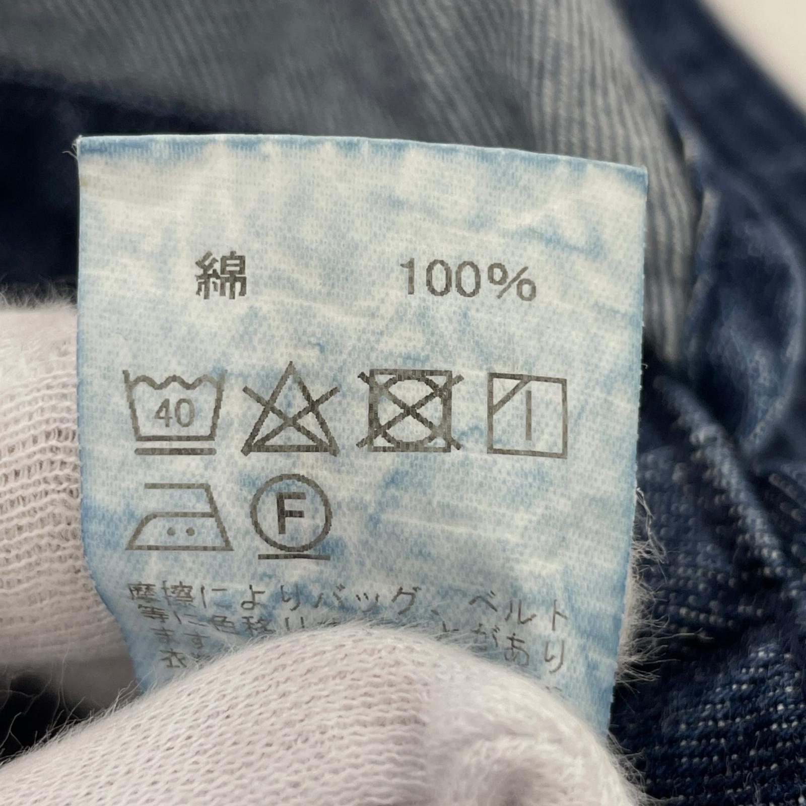 オーバーオール デニム　36 36 ブルー