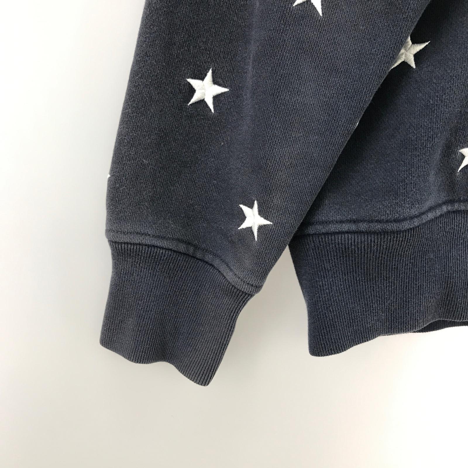 パーカー 09AW Stars Zip Up Hoodie M ネイビー