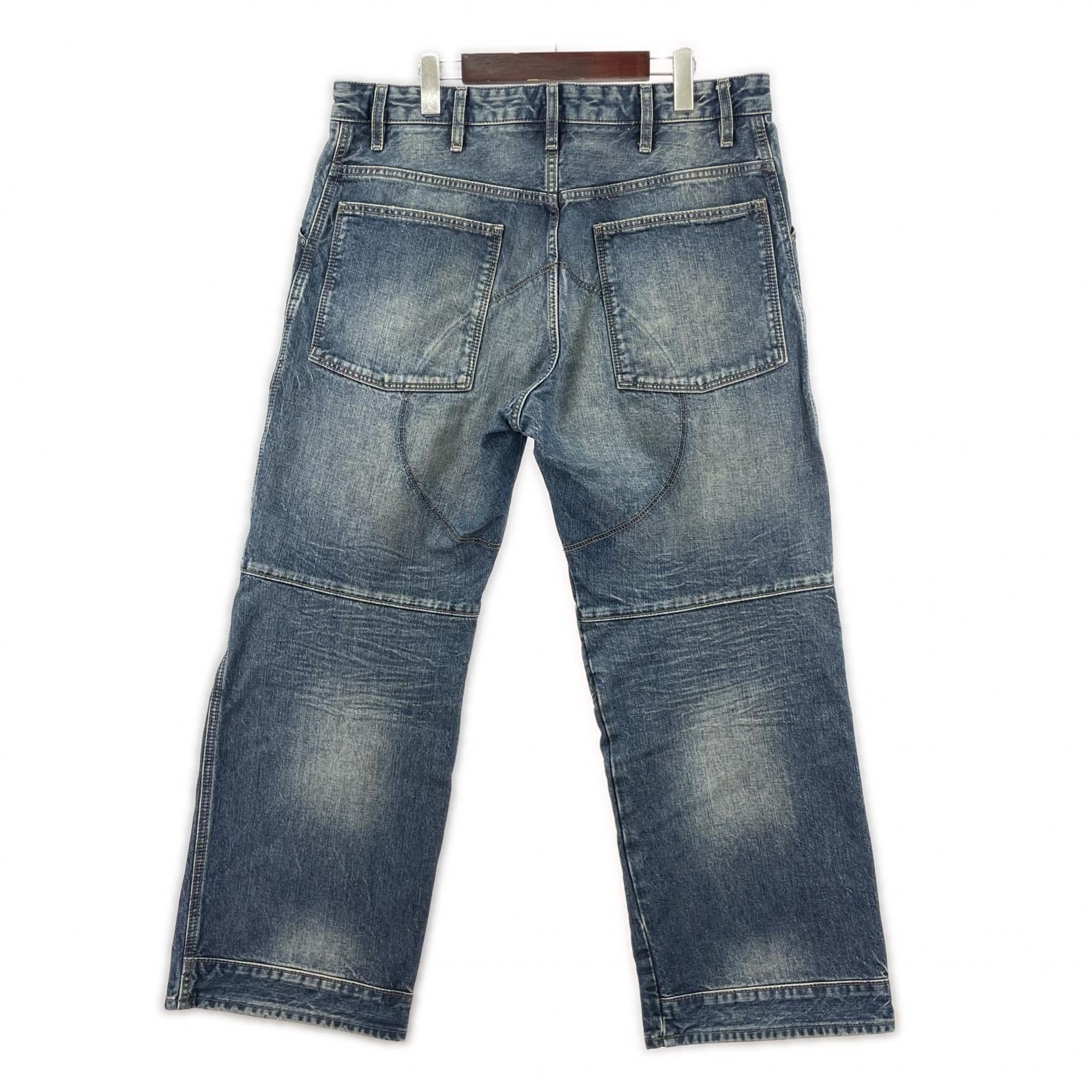 デニムパンツ Elwood Unisex Low Loose Jeans (34) 34 ネイビー
