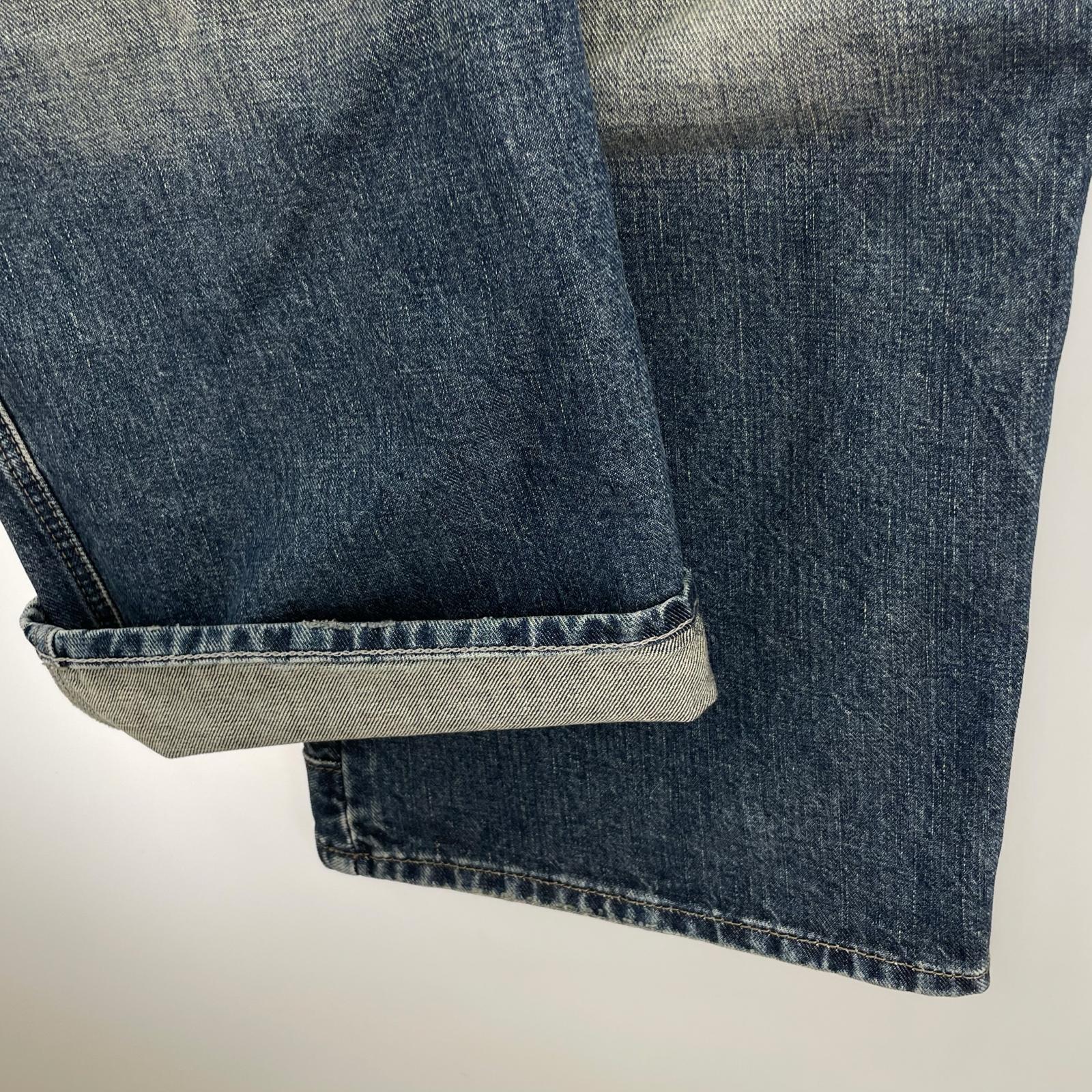 デニムパンツ Elwood Unisex Low Loose Jeans (34) 34 ネイビー