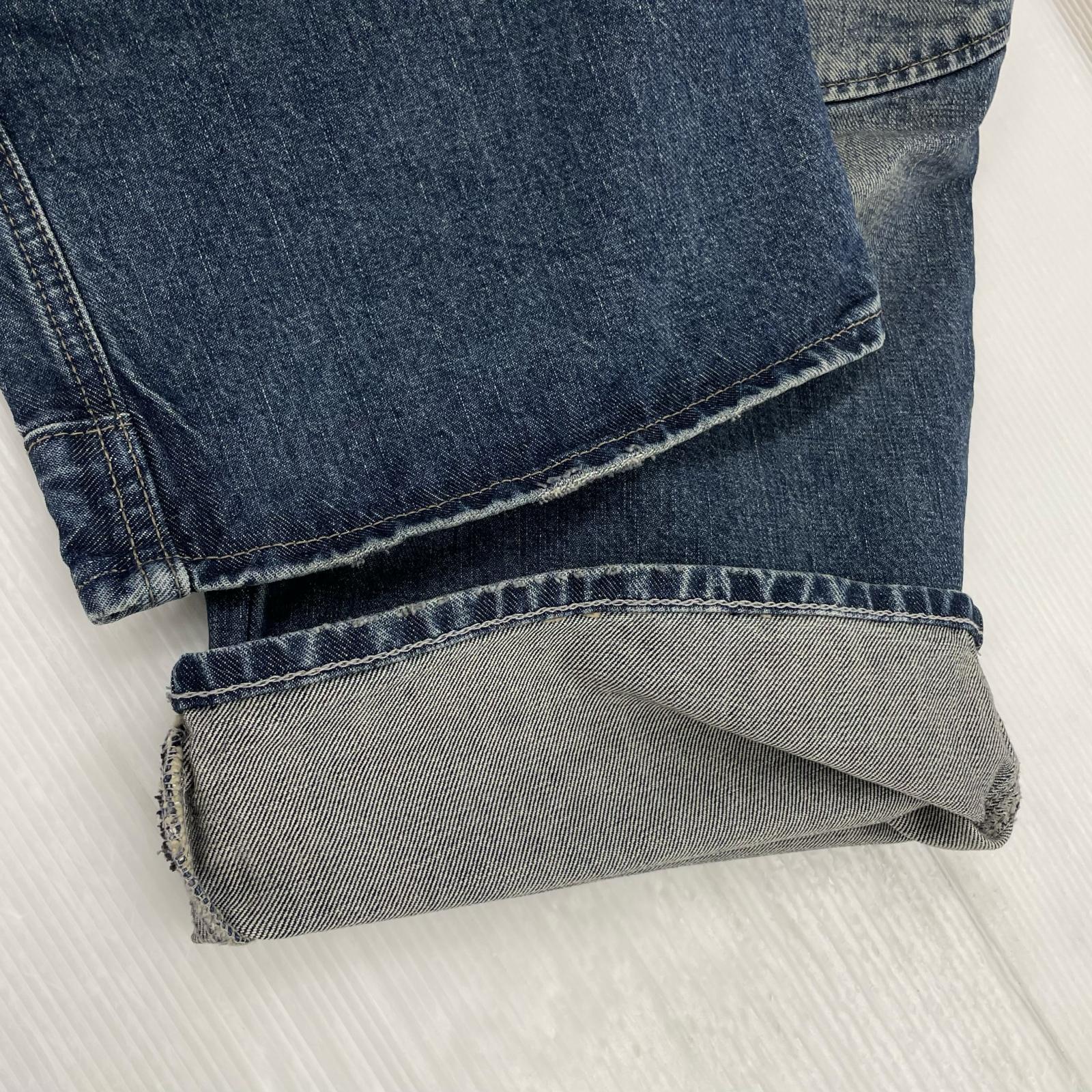 デニムパンツ Elwood Unisex Low Loose Jeans (34) 34 ネイビー