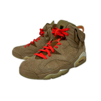スニーカー ×Travis Scott Jordan 6 "British Khaki 27cm (US9 UK8 1/2 EU44) ブラウン