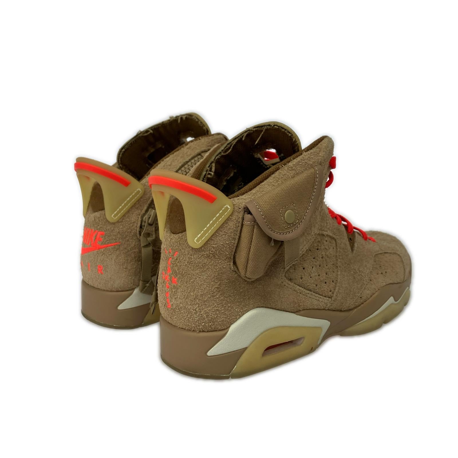 スニーカー ×Travis Scott Jordan 6 "British Khaki 27cm (US9 UK8 1/2 EU44) ブラウン