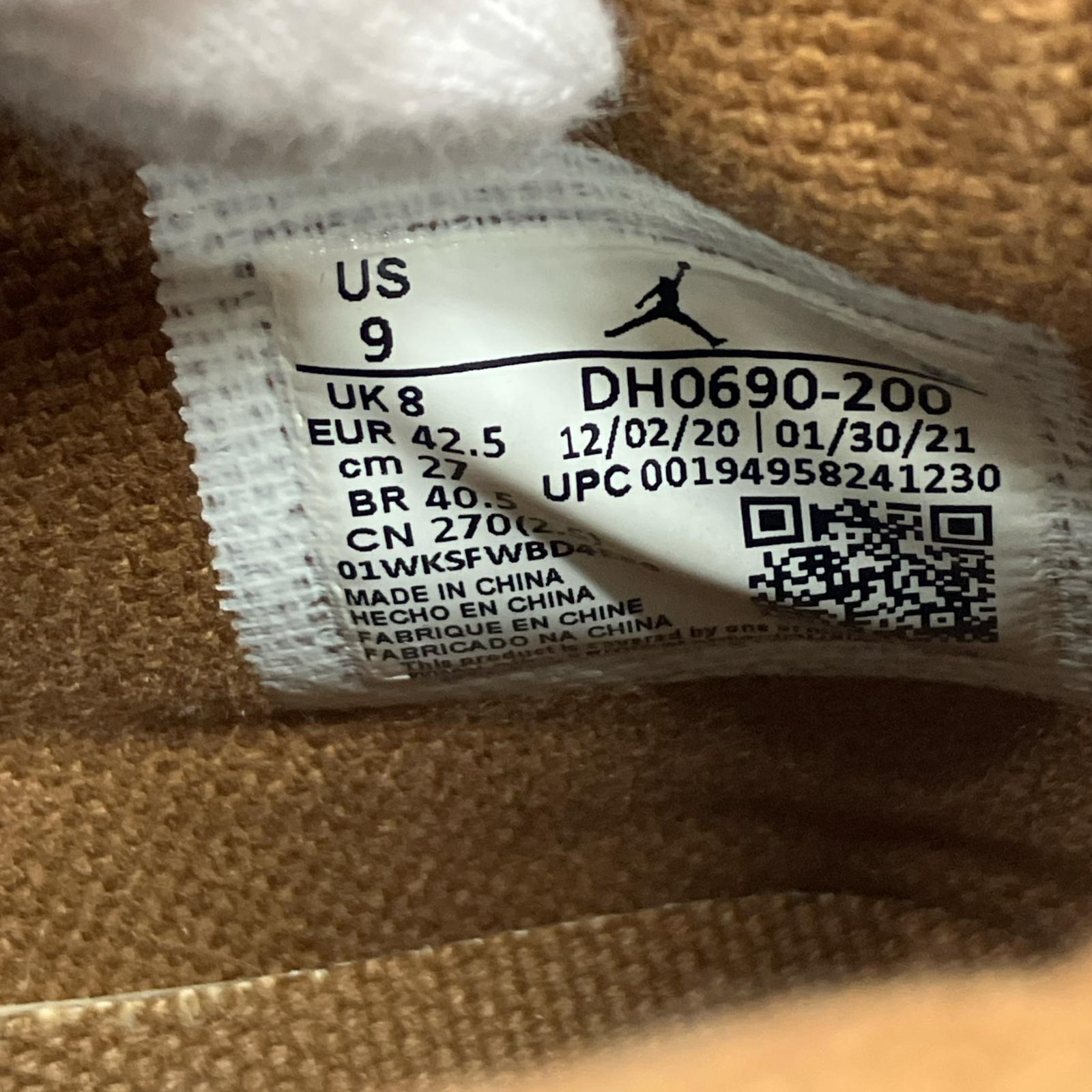 スニーカー ×Travis Scott Jordan 6 "British Khaki 27cm (US9 UK8 1/2 EU44) ブラウン