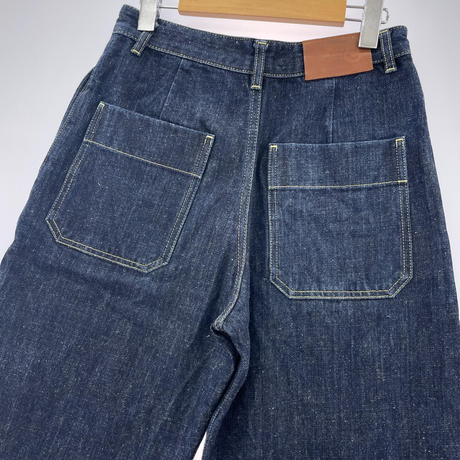 デニムパンツ ストレートデニム S ブルー S