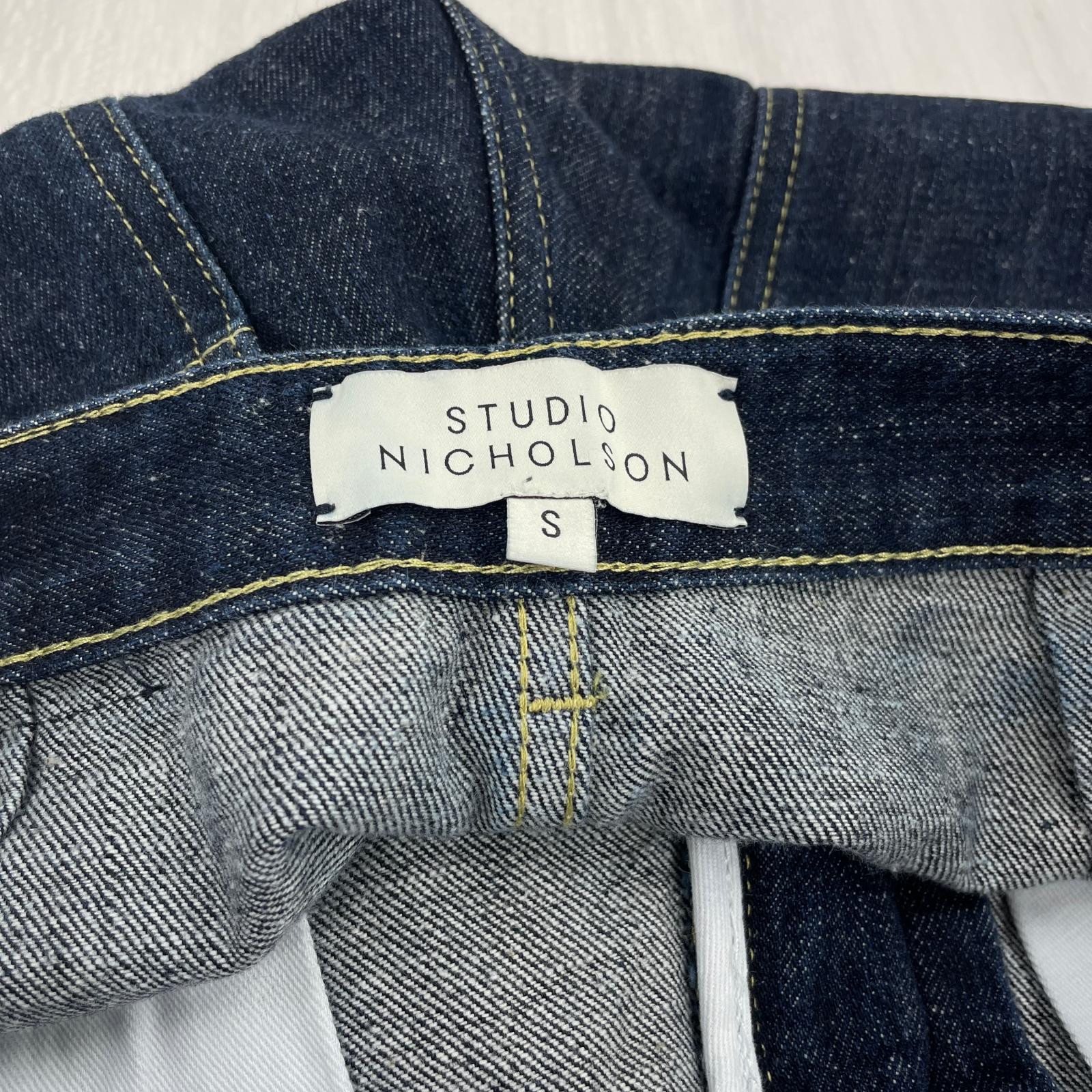 デニムパンツ ストレートデニム S ブルー S