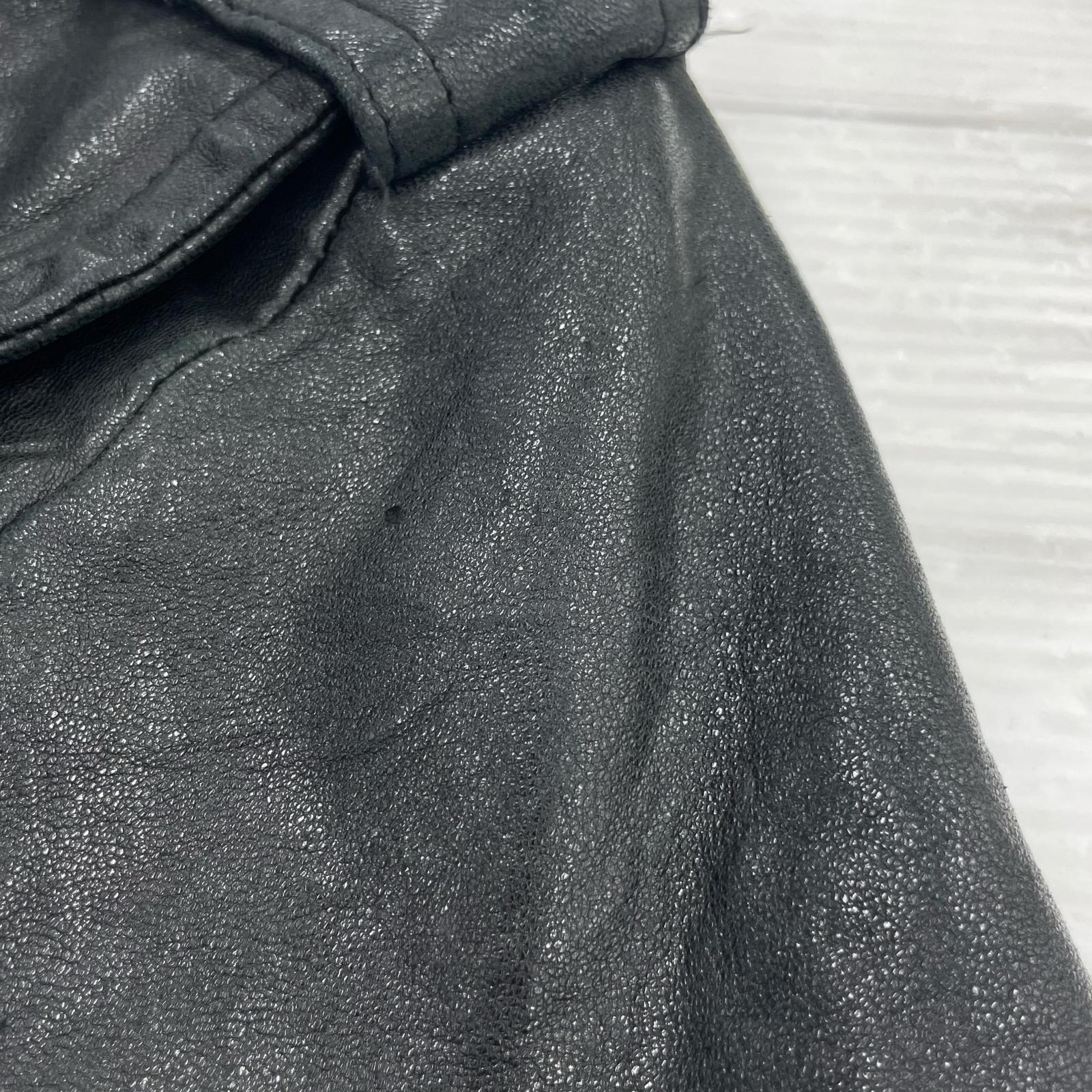 ジャケット Smet レザー ライダース ブラック