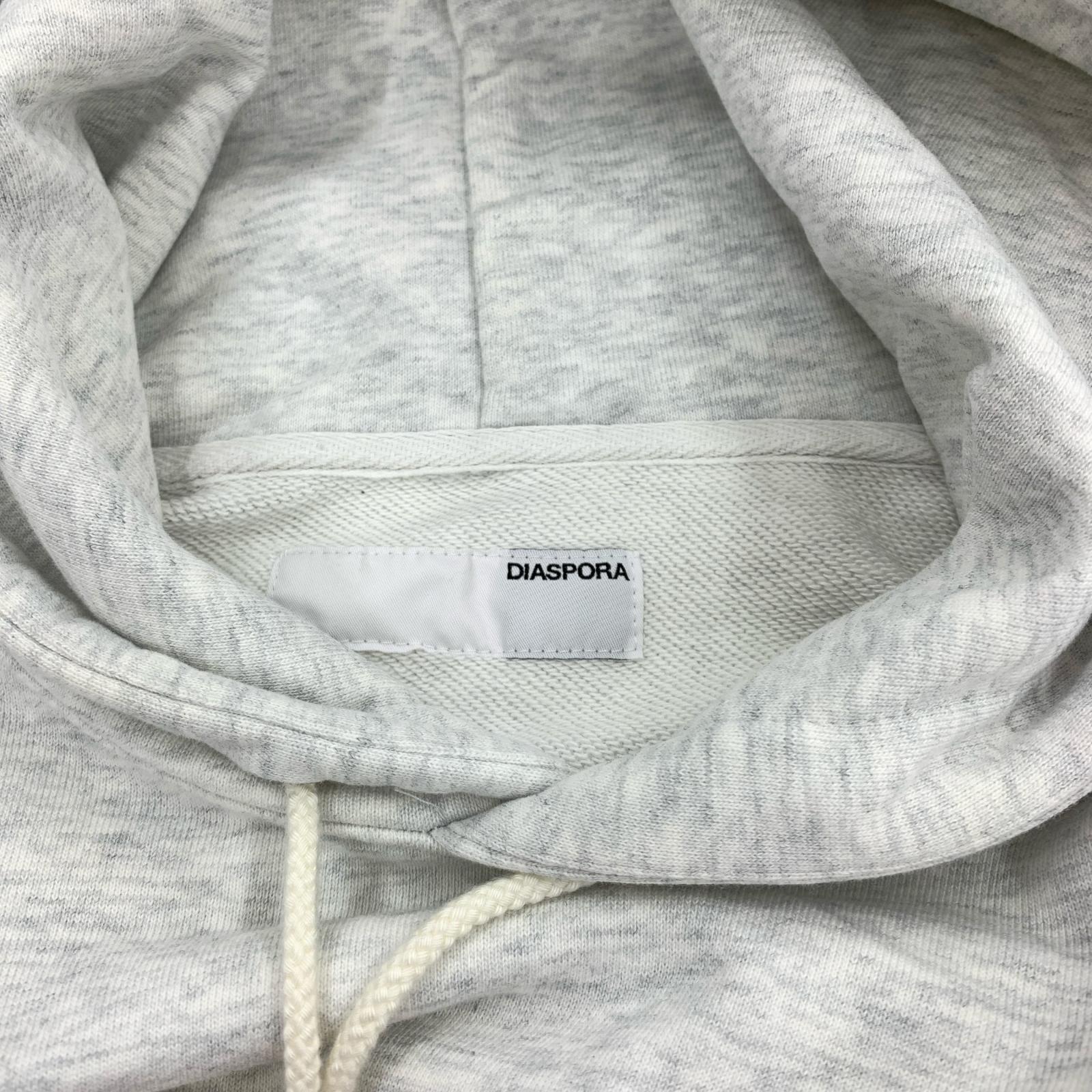 パーカー Diaspora Skateboards POパーカー 白 (M) M グレー