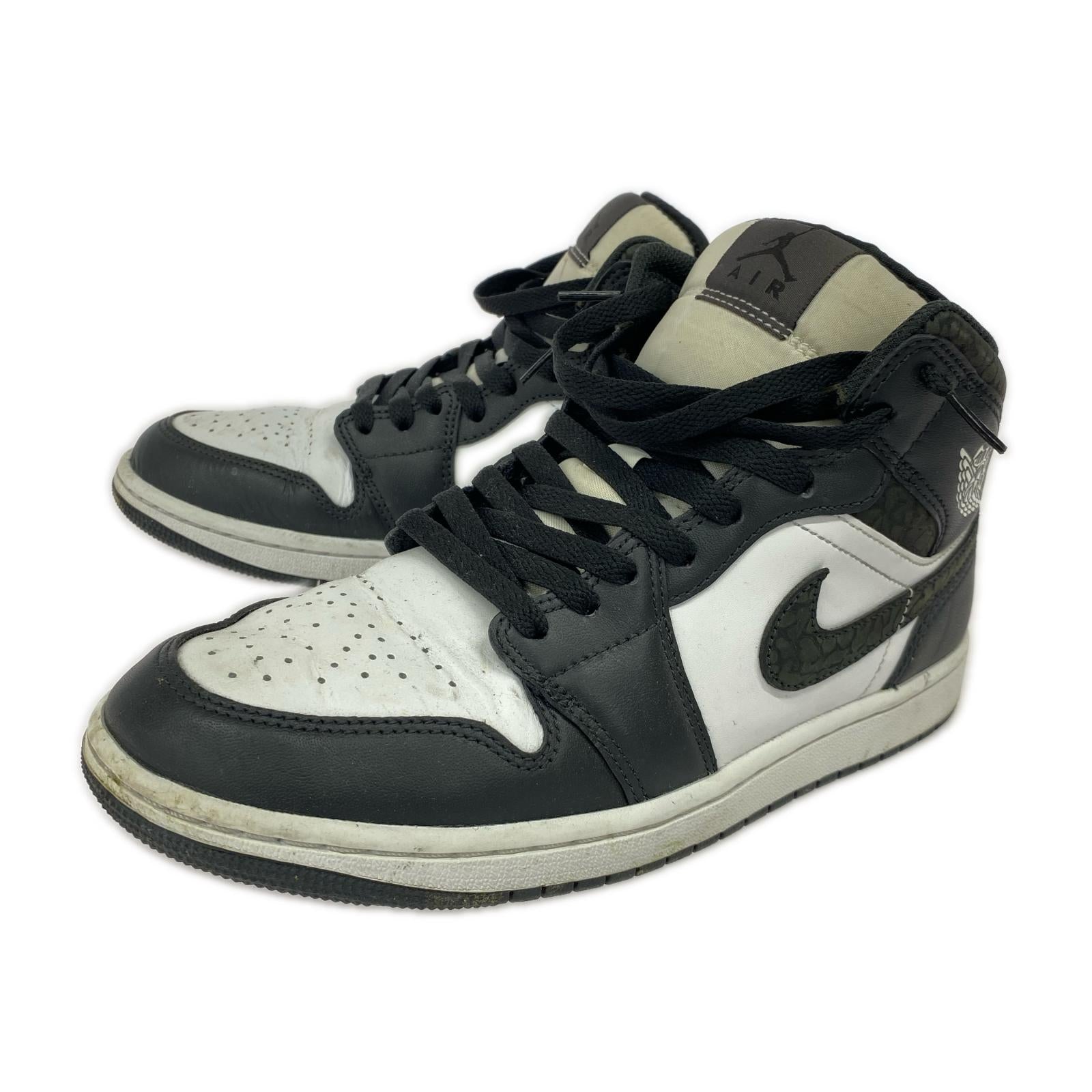 スニーカー AirJordan1MidPandaElephantSafari 26cm (US8 UK7 1/2 EU42)
